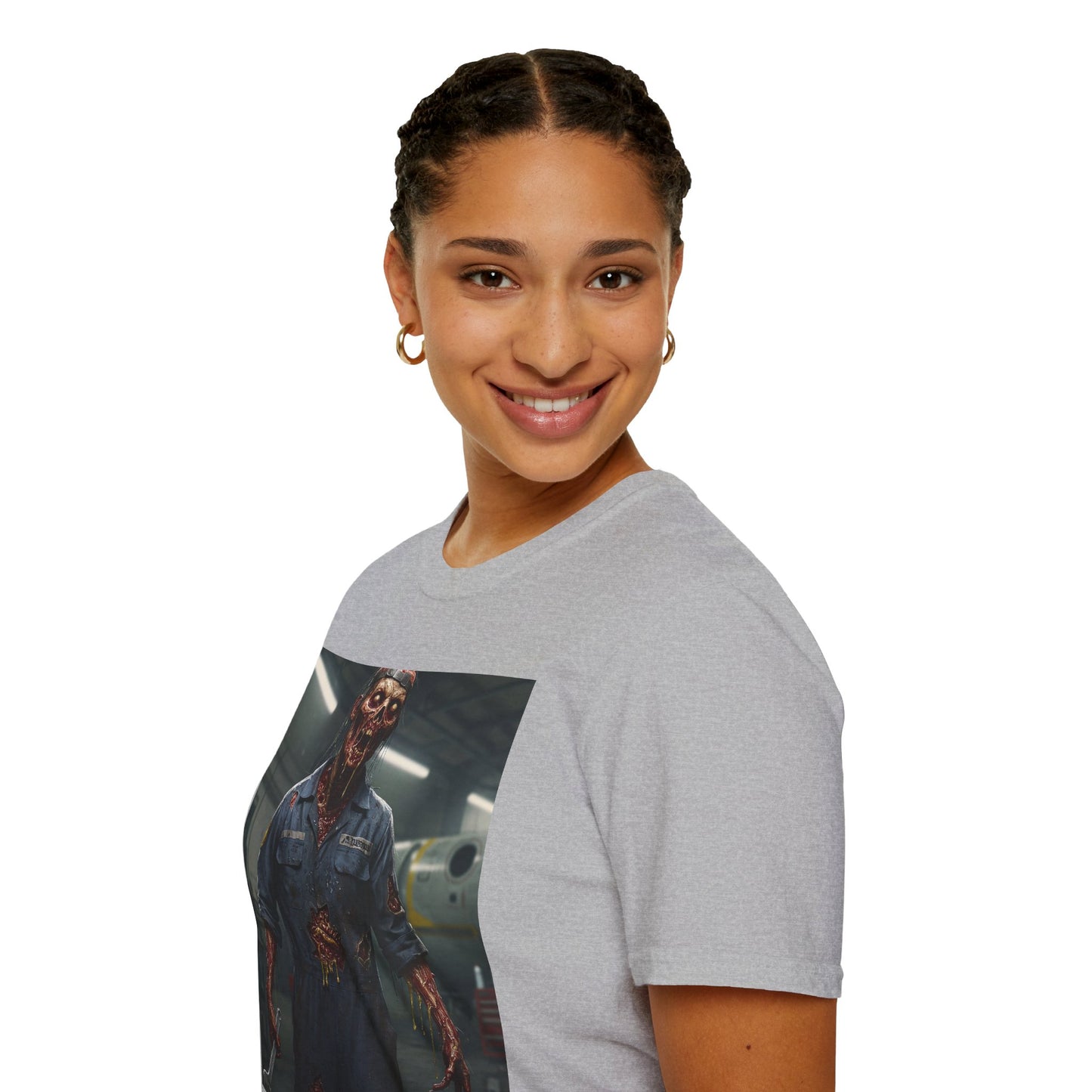 Unisex Softstyle Horror Graphic T-Shirt - Perfect for Halloween and Horror Fans