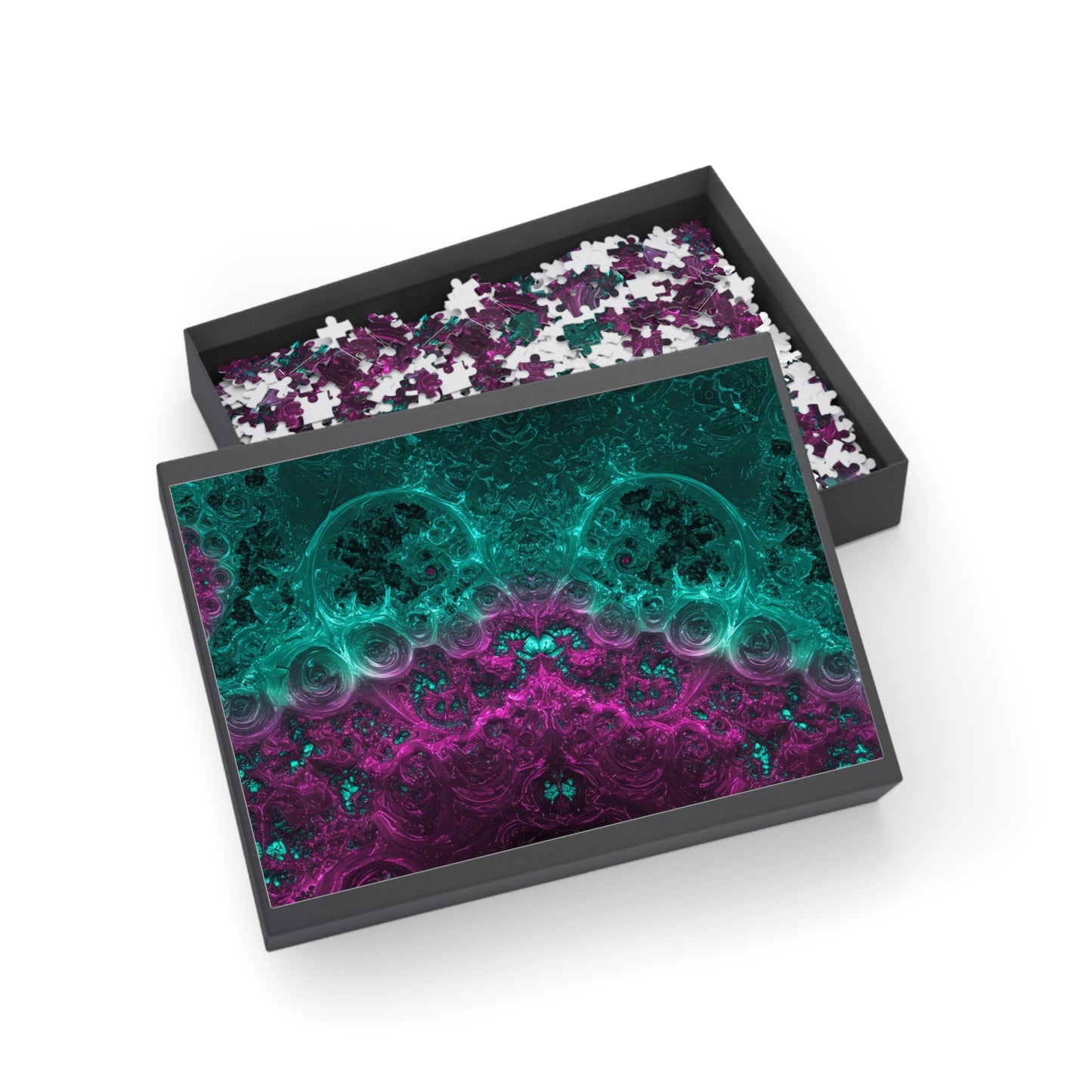 027 - Fractal Puzzle (96, 252, 500, 1000-Piece) - Fun Family Activity and Gift