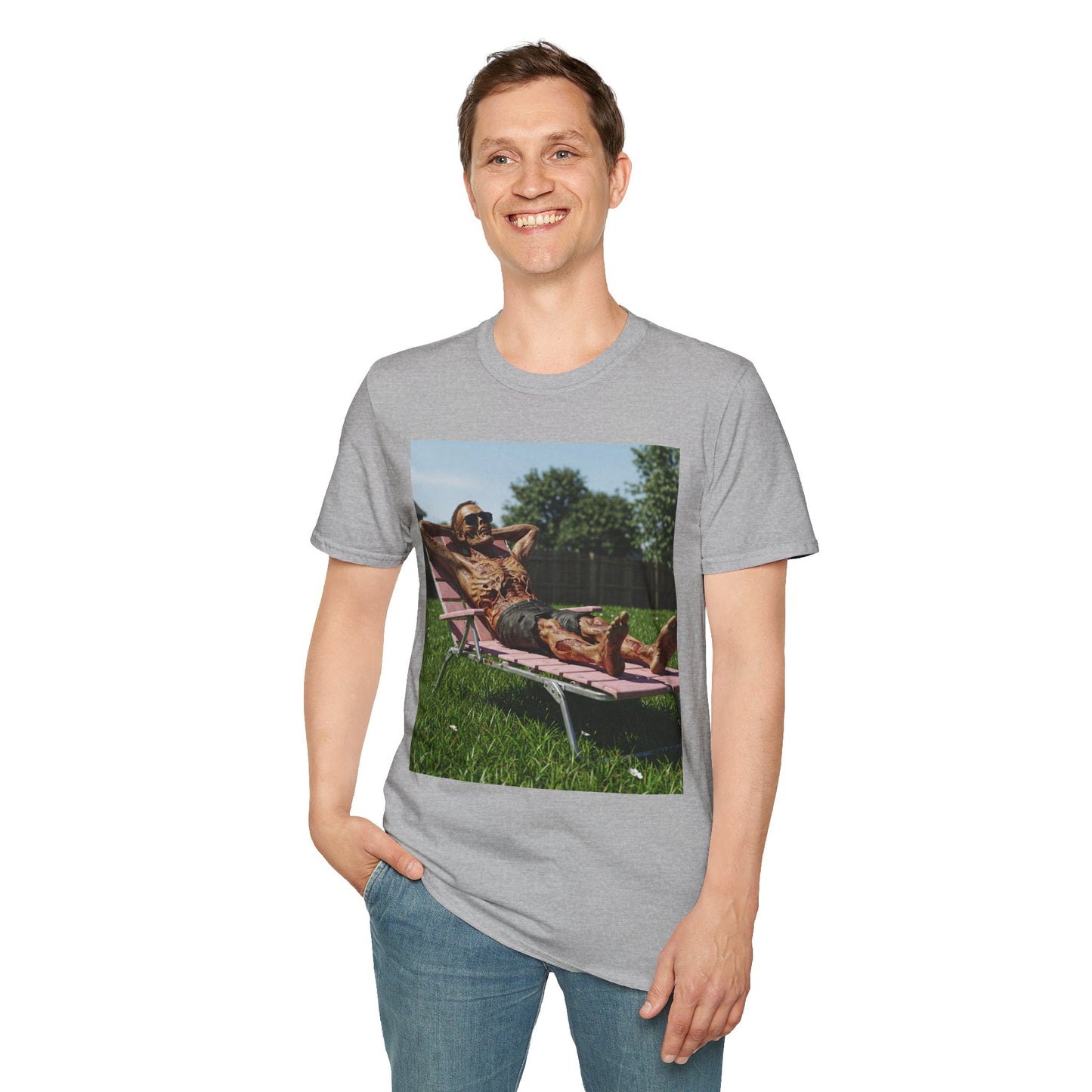 Chill Vibes Unisex Softstyle T-Shirt - Relaxed Summer Graphic Tee