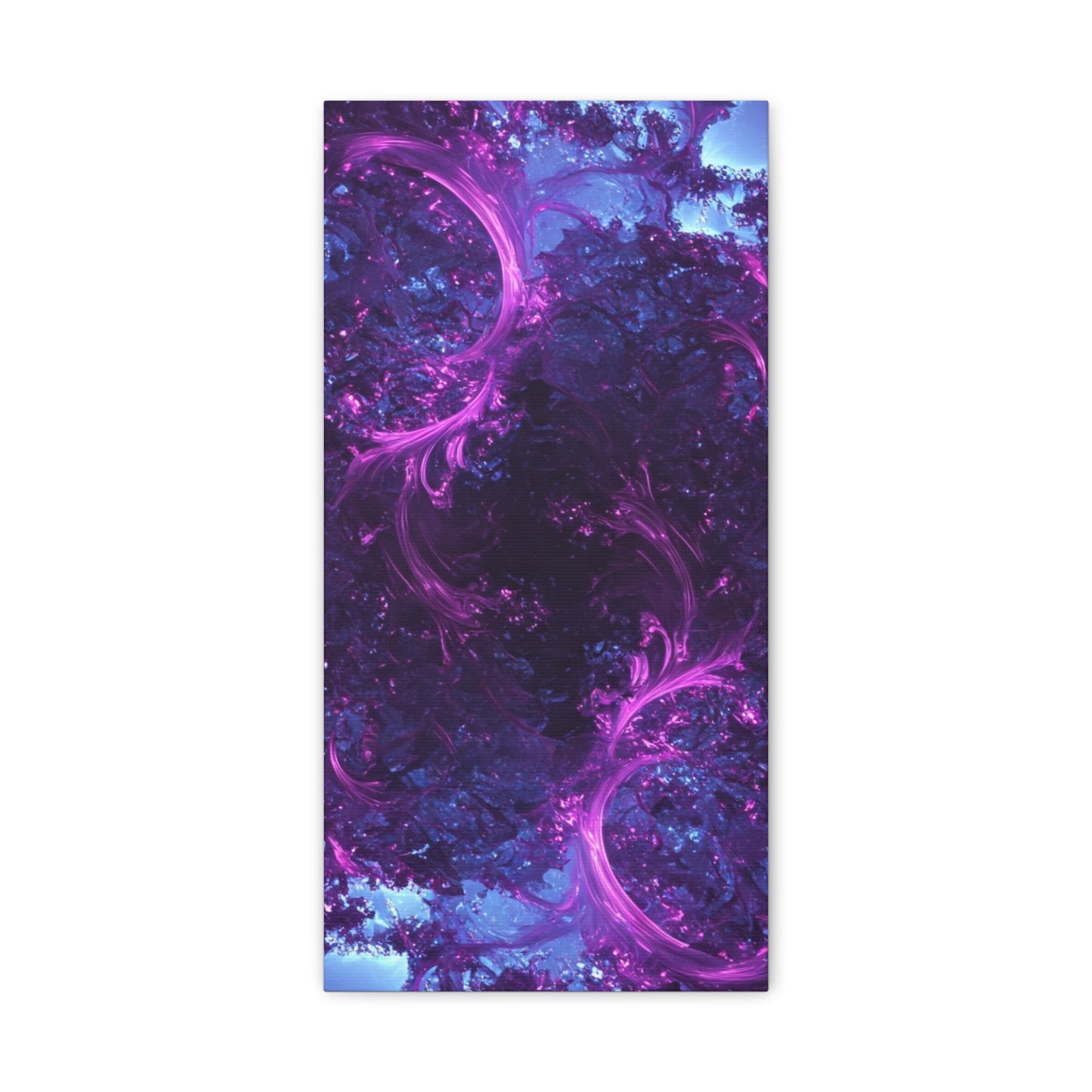 Abstract Purple Fractal Canvas Print - Artistic Wall Décor