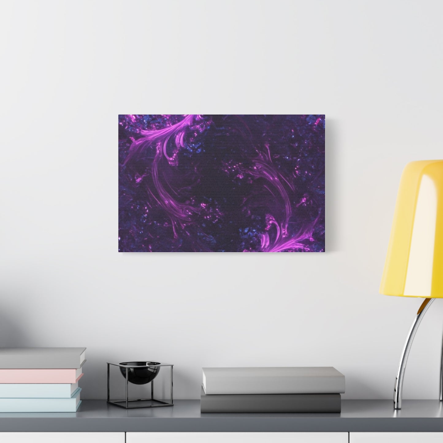 Abstract Purple Fractal Canvas Print - Artistic Wall Décor