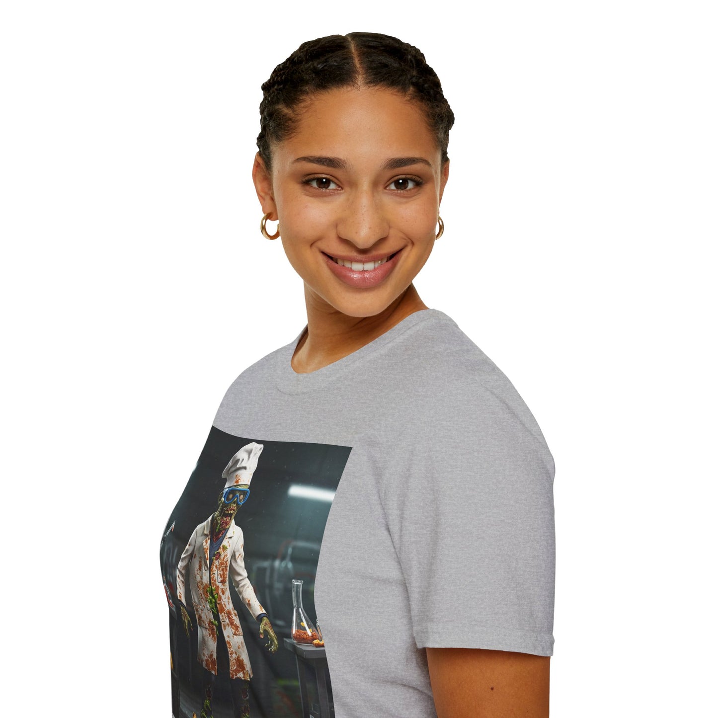 Zombie Chef Unisex Softstyle T-Shirt - Fun Halloween Casualwear