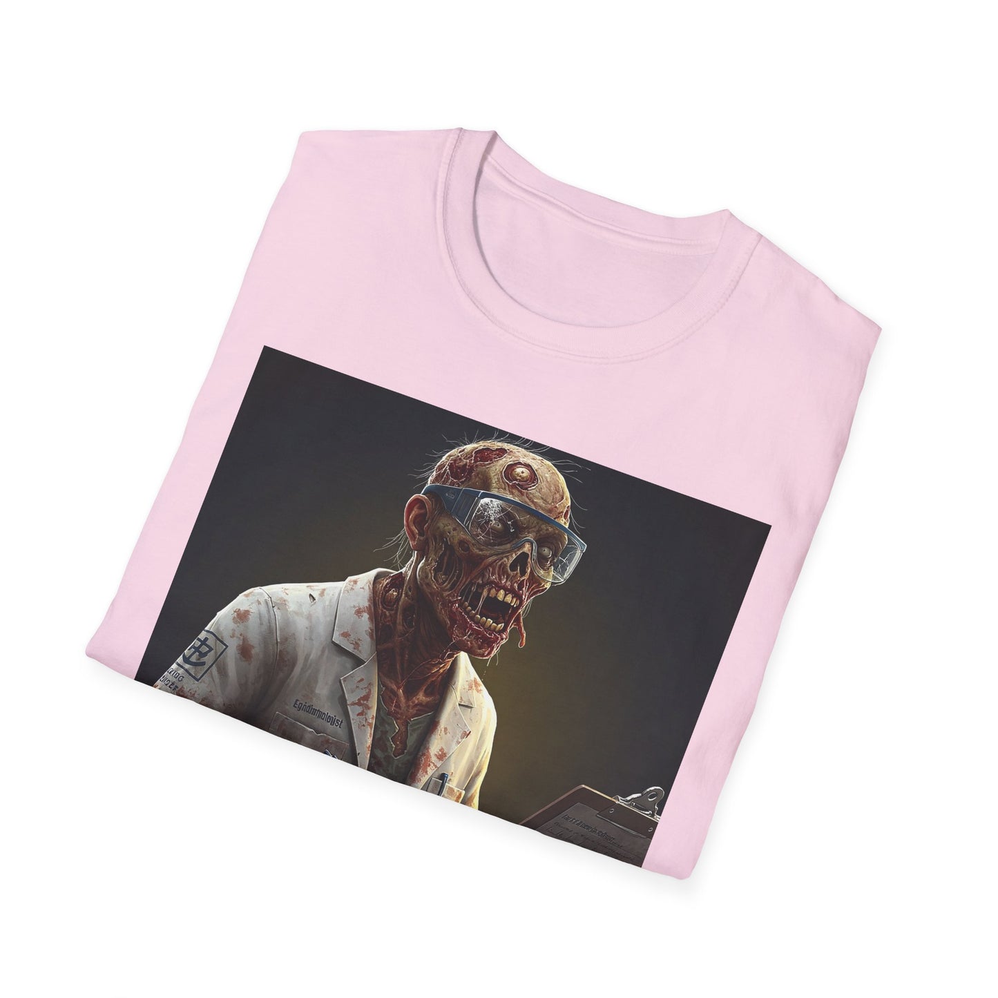 Zombie Doctor Graphic T-Shirt for Horror Fans