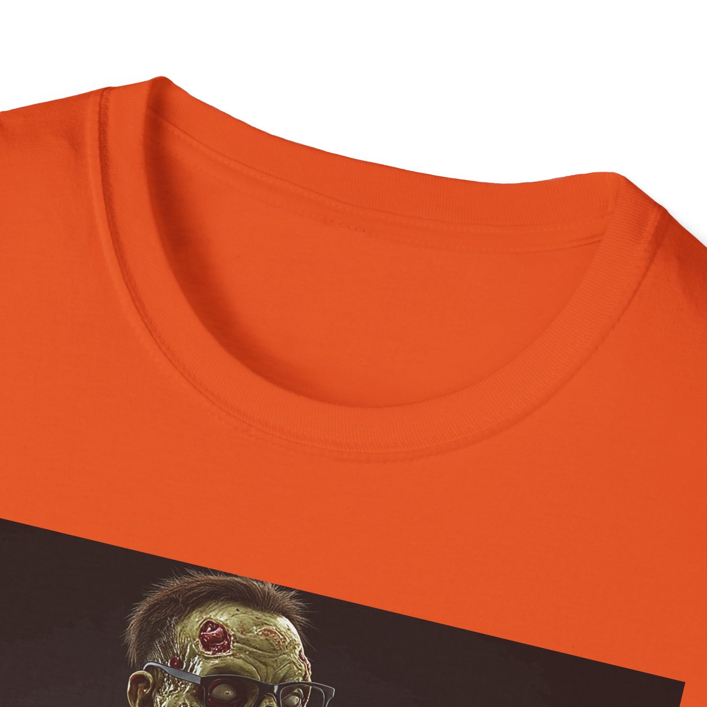 Zombie Graphic Unisex Softstyle T-Shirt - Perfect for Halloween and Casual Wear
