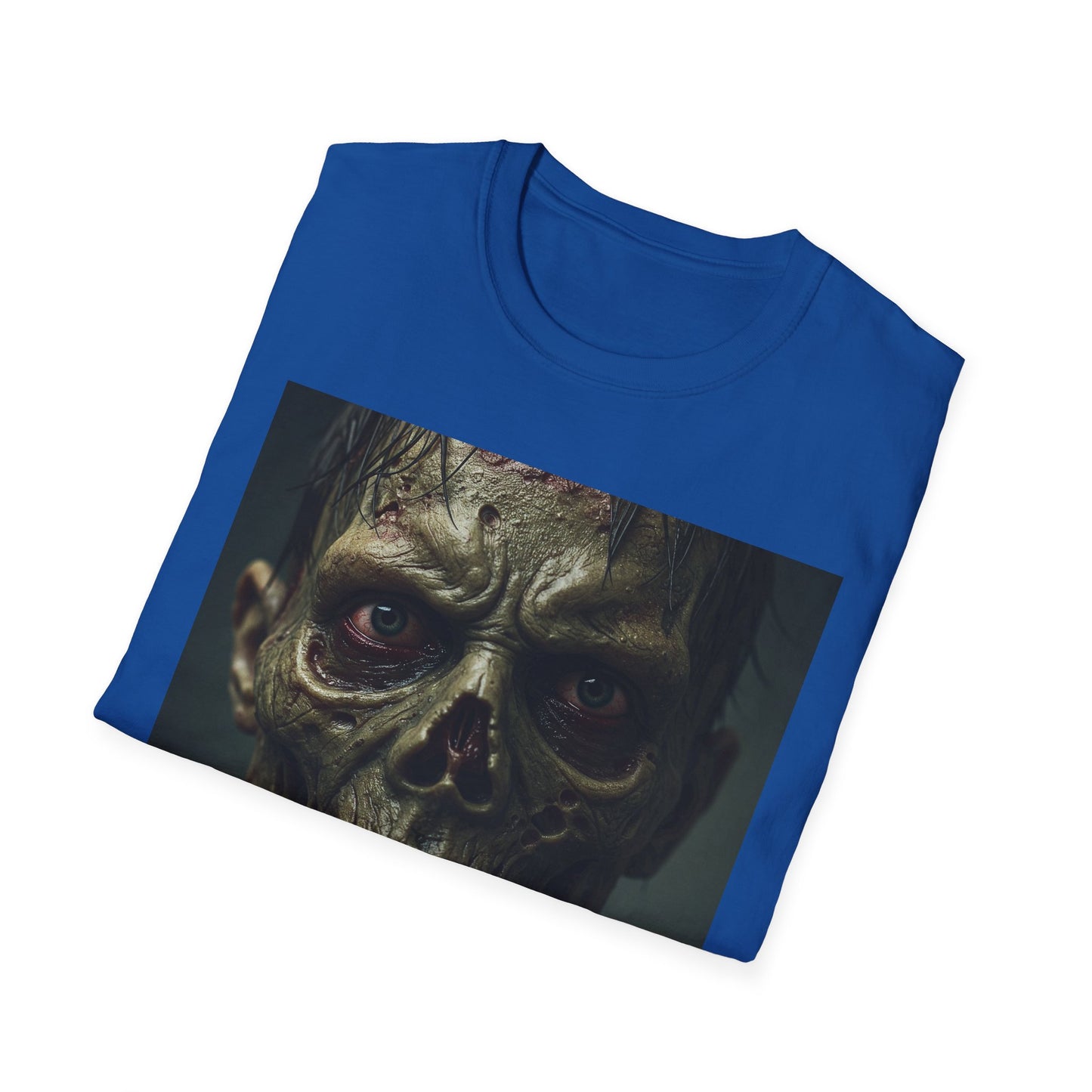 Apocalyptic Portrait Tee, bold, decaying zombie graphic
