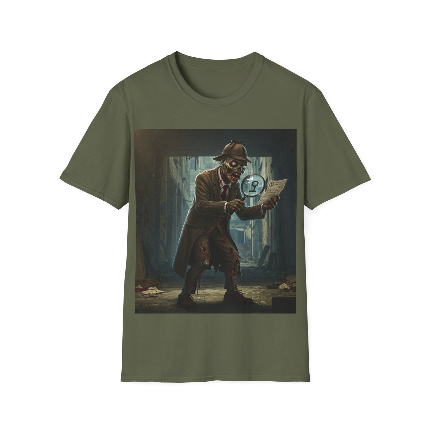 UK - Mystery Hunter Unisex Softstyle T-Shirt - Cool Graphic Tee for Curious Minds