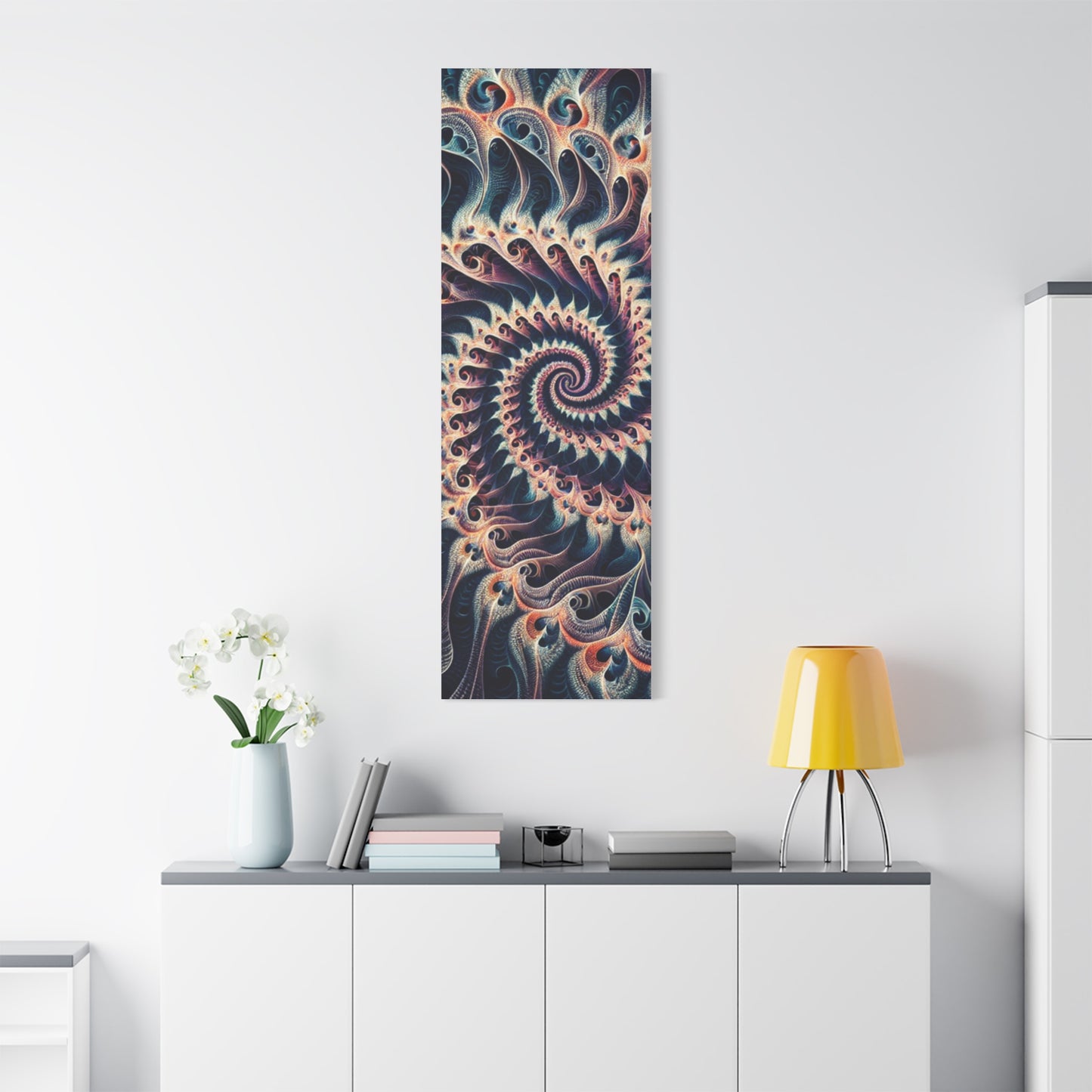 Abstract Spiral Art Canvas Print - Modern Home Decor for Art Lovers