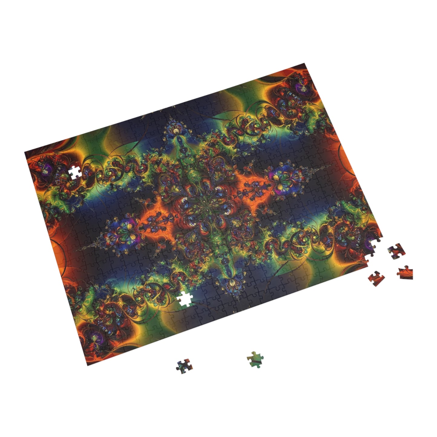 019 - Fractal Puzzle (96, 252, 500, 1000-Piece) - Fun Family Activity and Gift