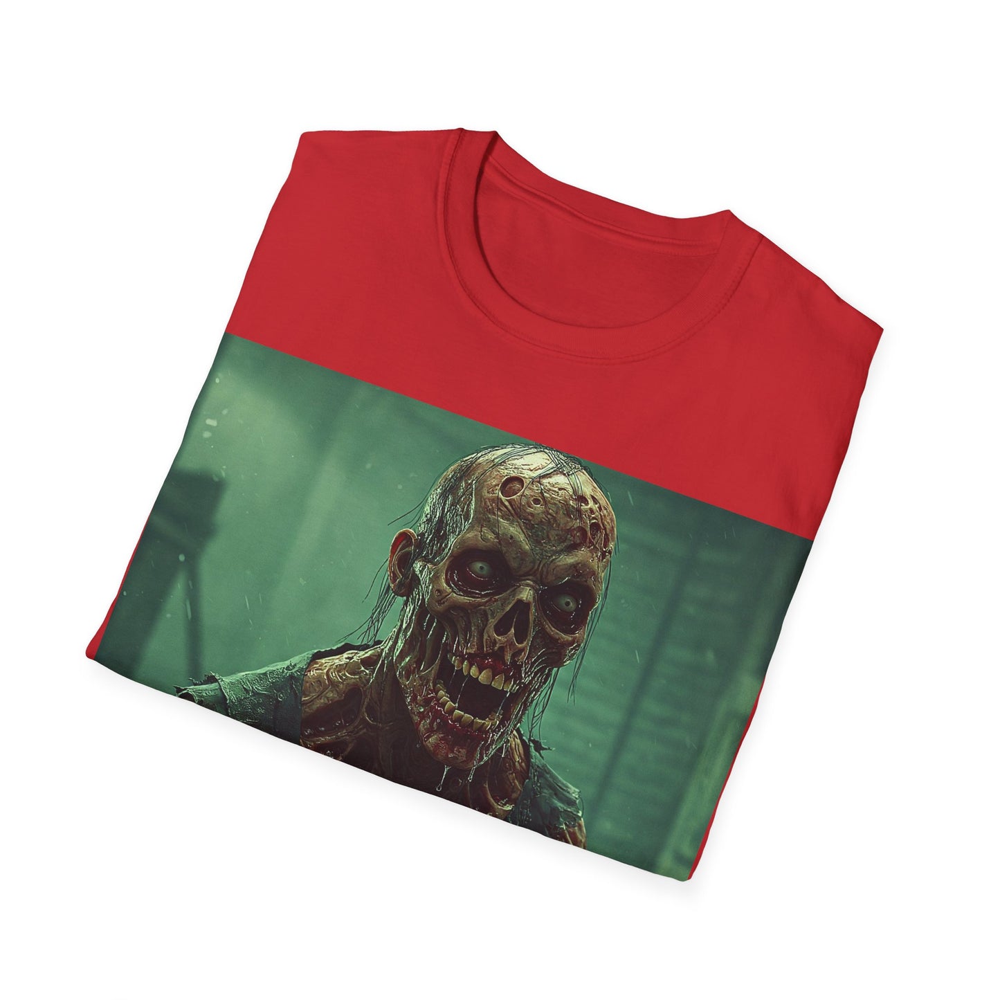 UK - Creepy Skeleton Graphic Unisex Softstyle T-Shirt