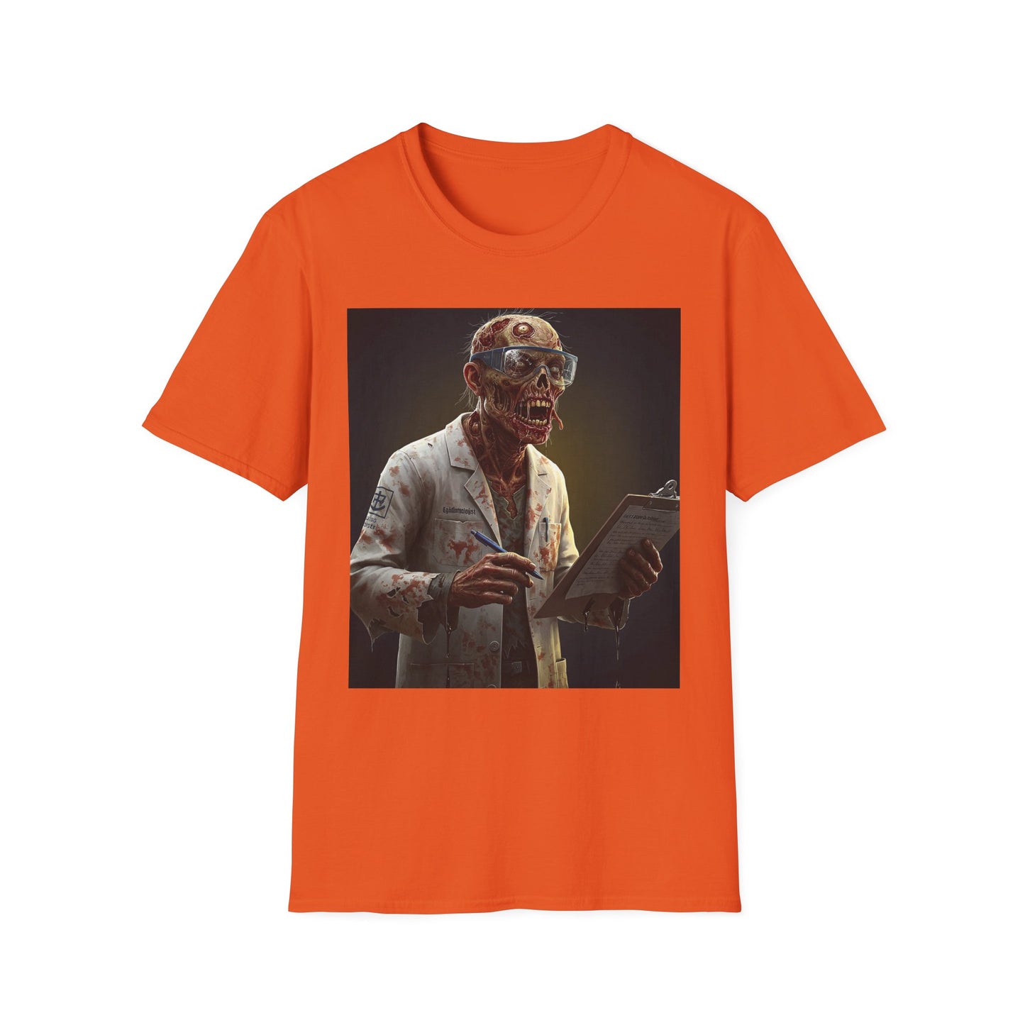 Zombie Doctor Graphic T-Shirt for Horror Fans