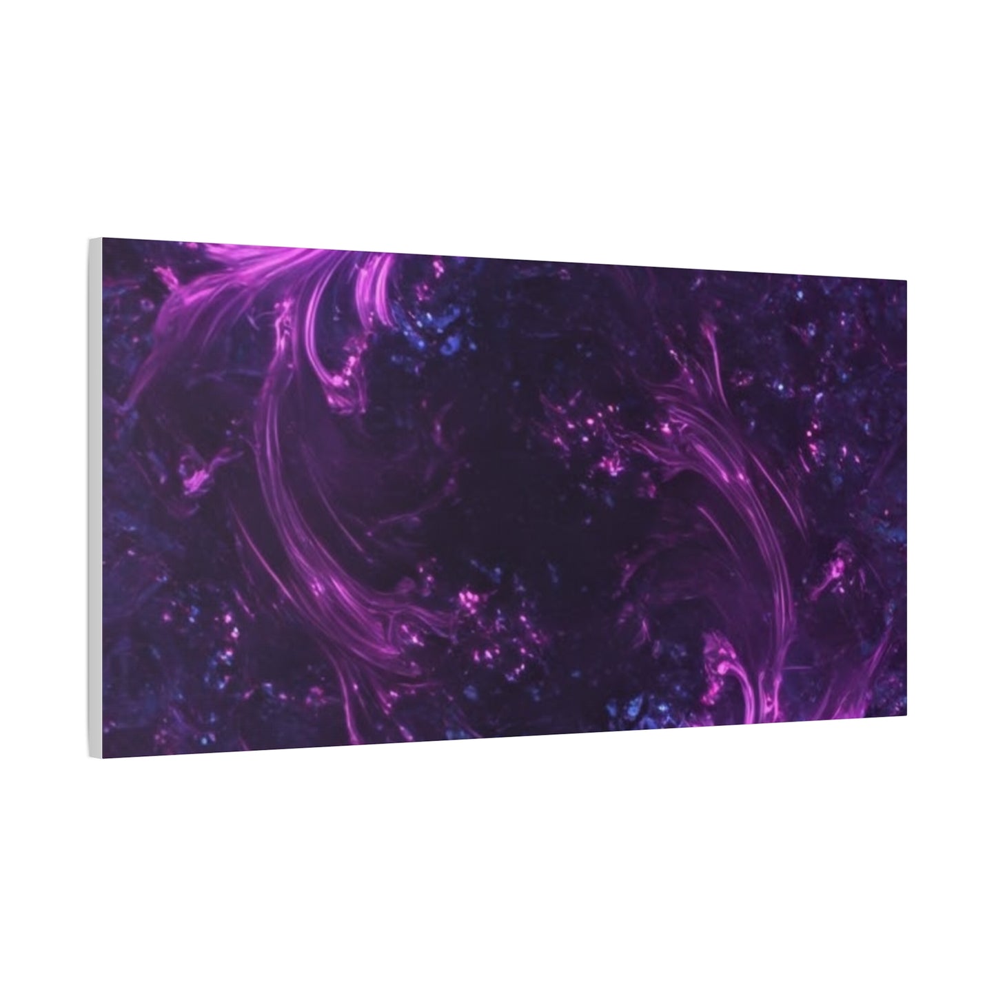 Abstract Purple Fractal Canvas Print - Artistic Wall Décor