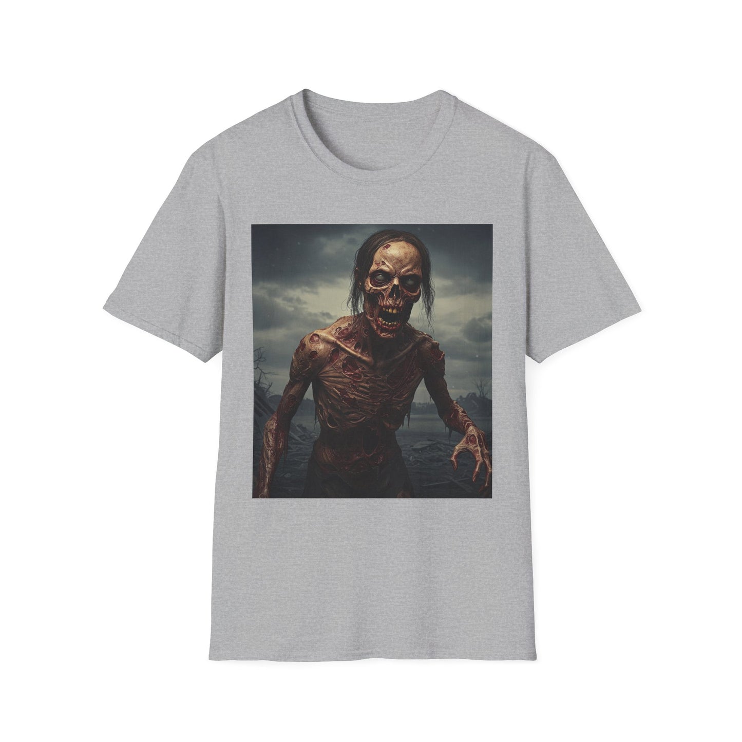 Chilling Horror Graphic T-Shirt for Halloween Enthusiasts