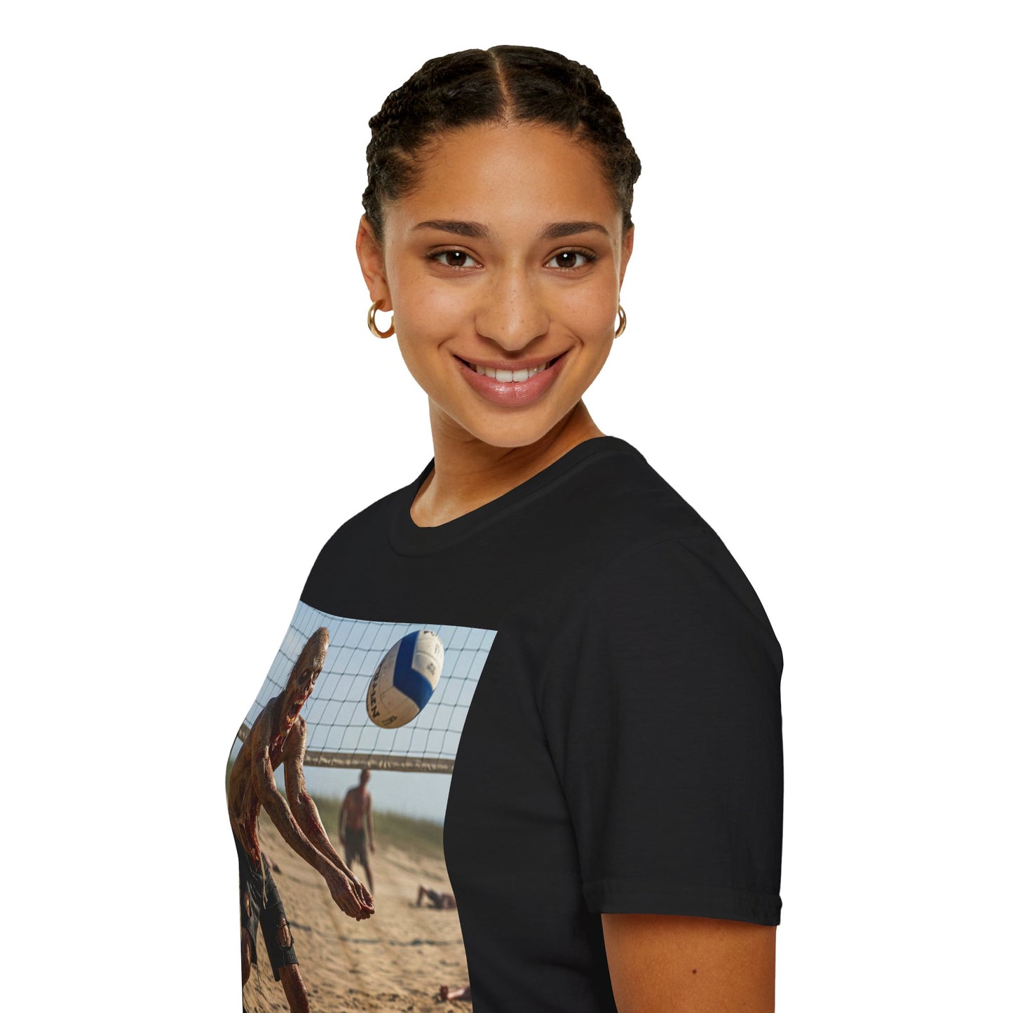 Beach Volleyball Unisex Softstyle T-Shirt - Perfect for Summer Fun and Sports Lovers