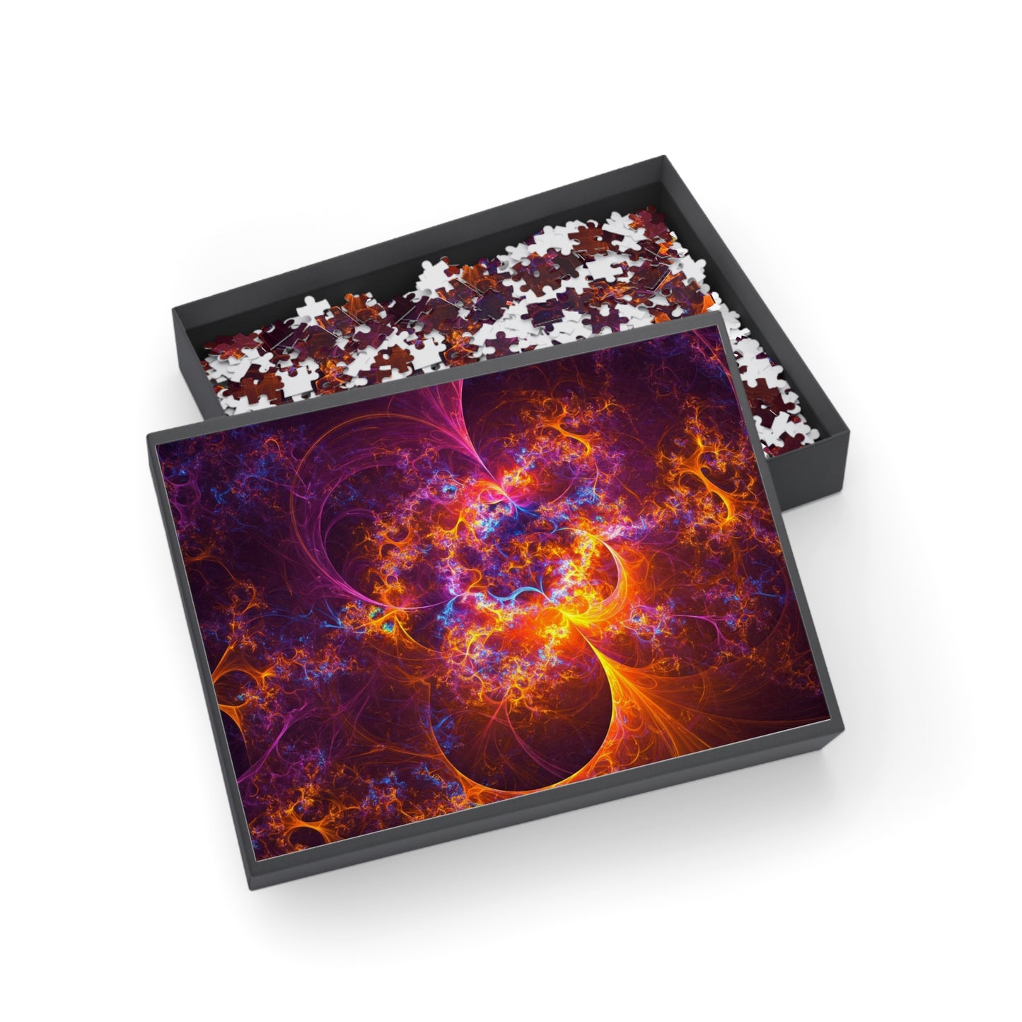Vibrant Fractal Art Puzzle – 96, 252, 500, 1000-Piece Options