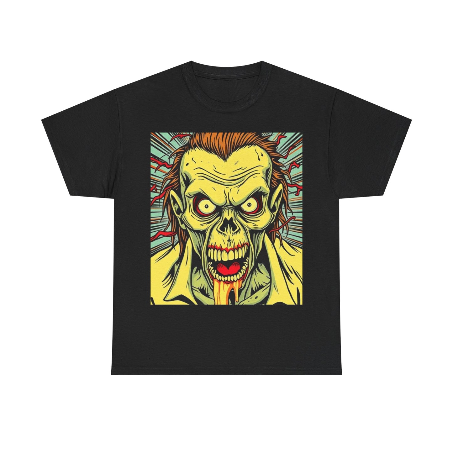 UK - Graphic Zombie Tee - Unisex Heavy Cotton T-Shirt for Horror Fans