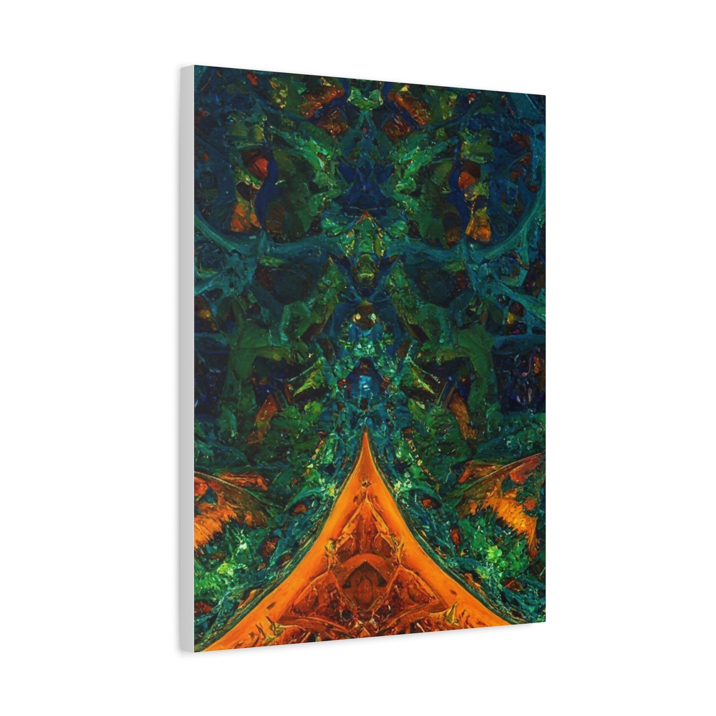 Vibrant Abstract Fractal Art Canvas Print