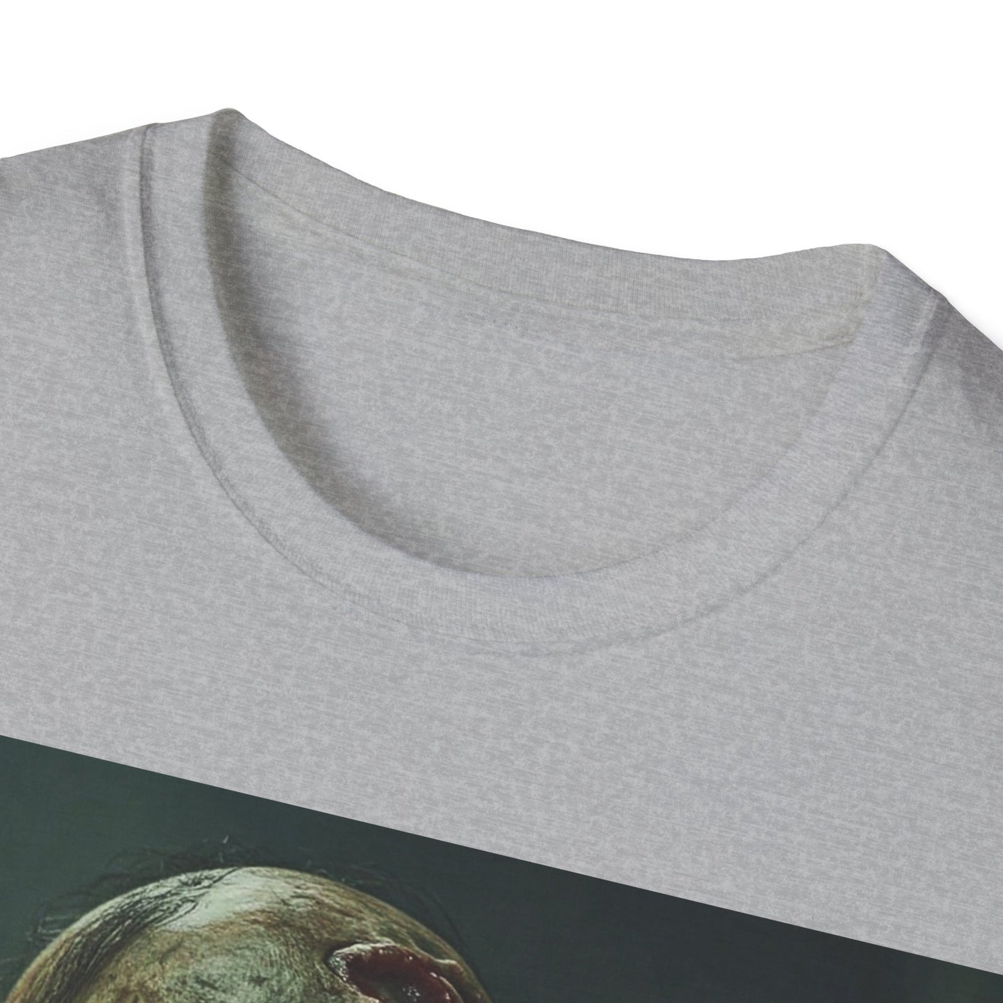 UK - Creepy Zombie Graphic Unisex Softstyle T-Shirt