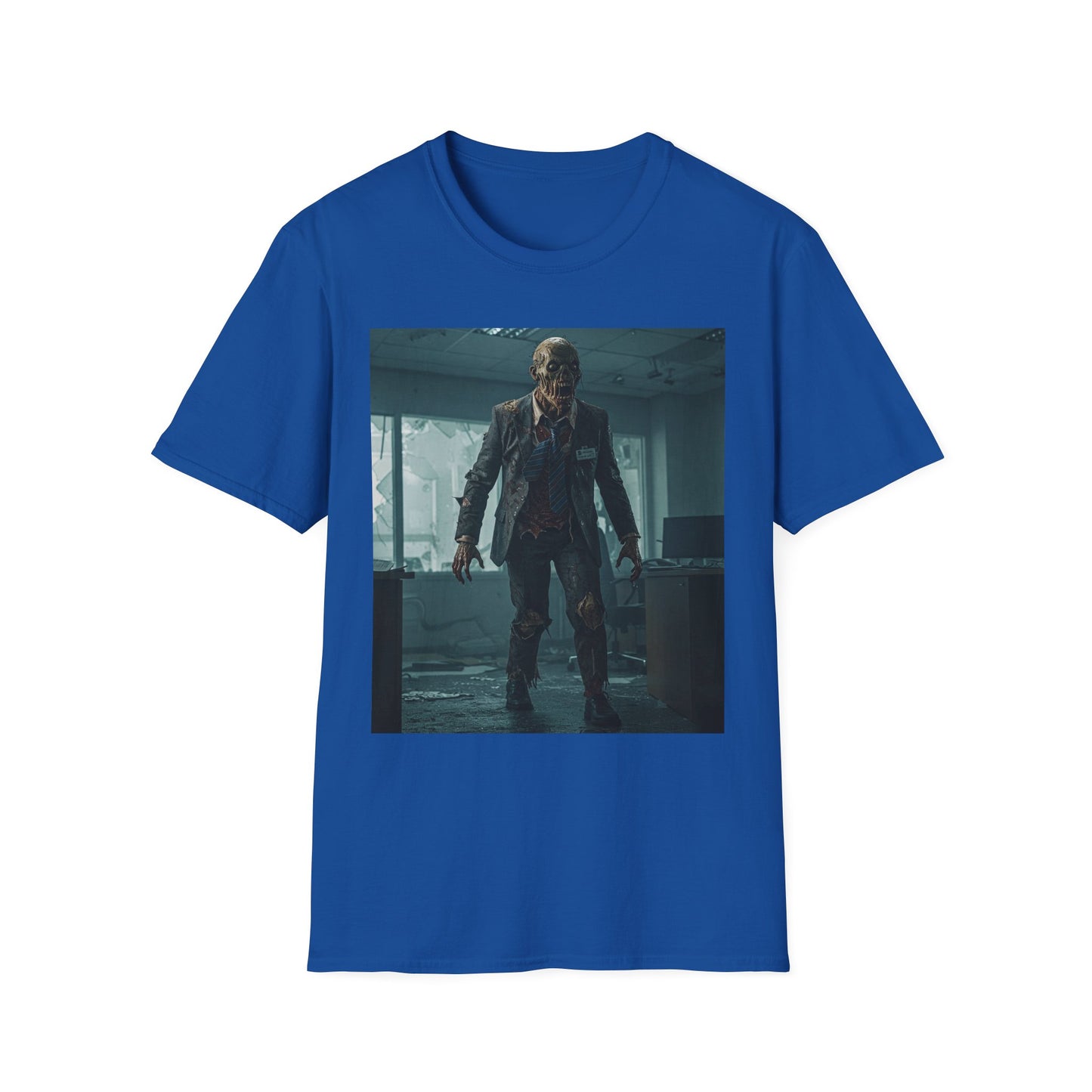 Zombie Apocalypse Unisex Softstyle T-Shirt - Perfect for Horror Fans and Parties