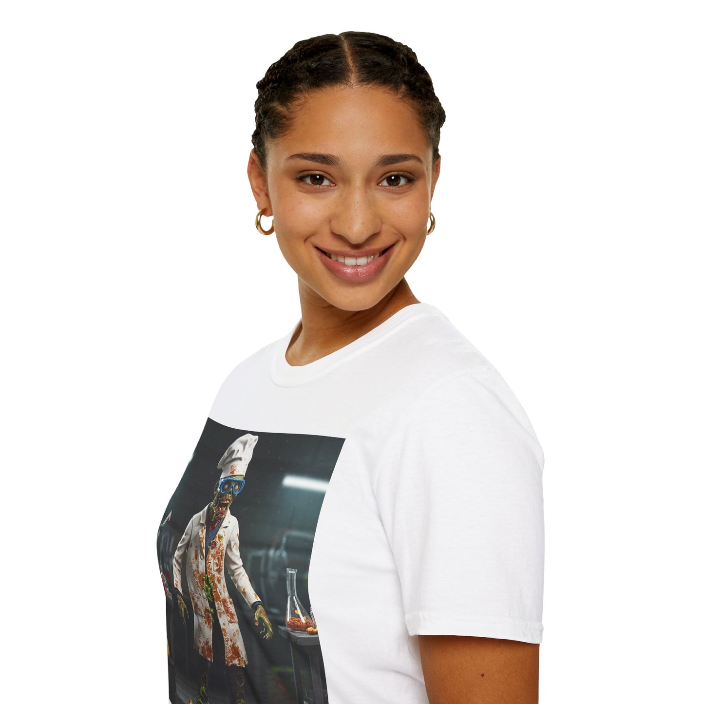 Zombie Chef Unisex Softstyle T-Shirt - Fun Halloween Casualwear