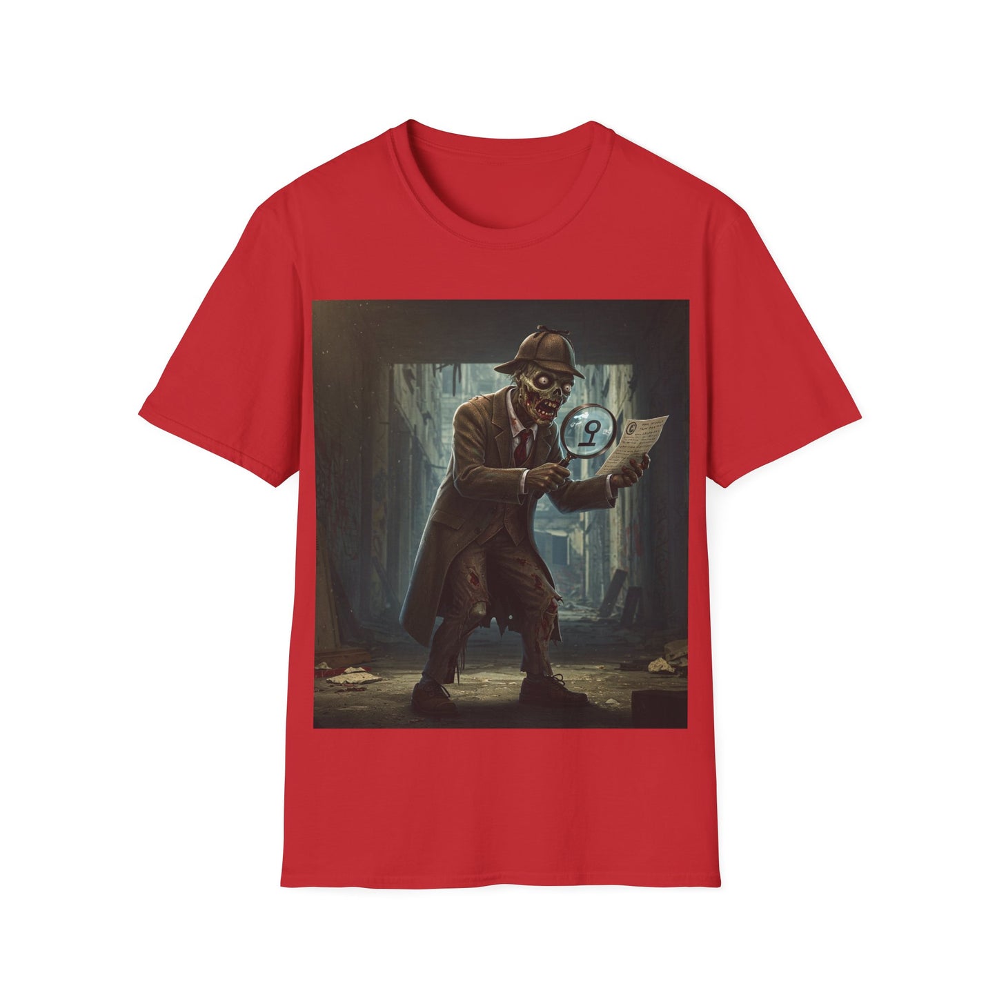 UK - Mystery Hunter Unisex Softstyle T-Shirt - Cool Graphic Tee for Curious Minds