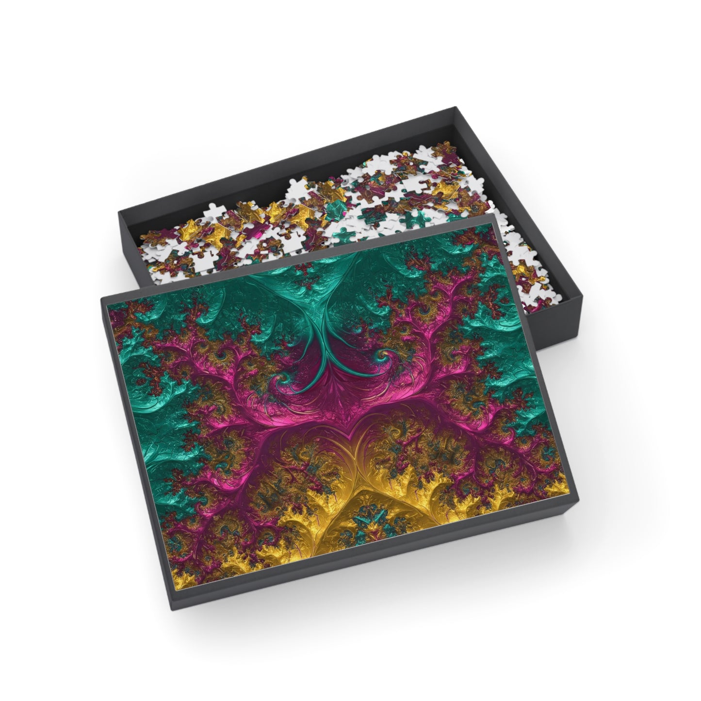 Mystical Fractal Puzzle - 1000-Piece Jigsaw for Relaxation & Fun
