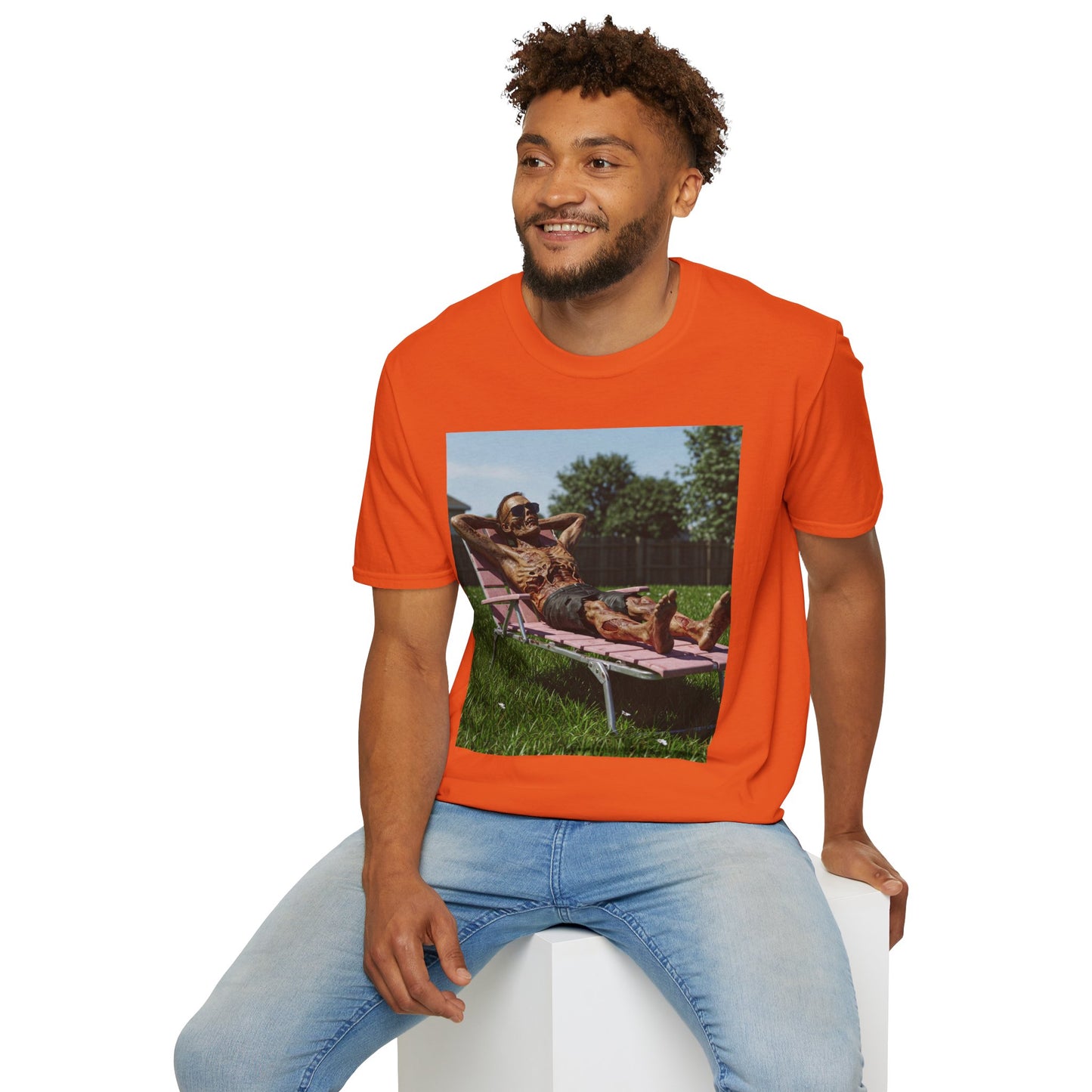 Chill Vibes Unisex Softstyle T-Shirt - Relaxed Summer Graphic Tee