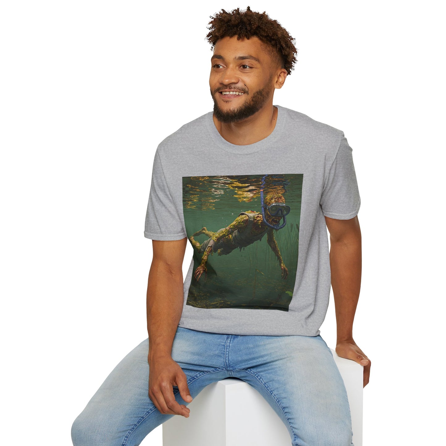 Underwater Explorer Unisex Softstyle T-Shirt - Nature Lover Graphic Tee