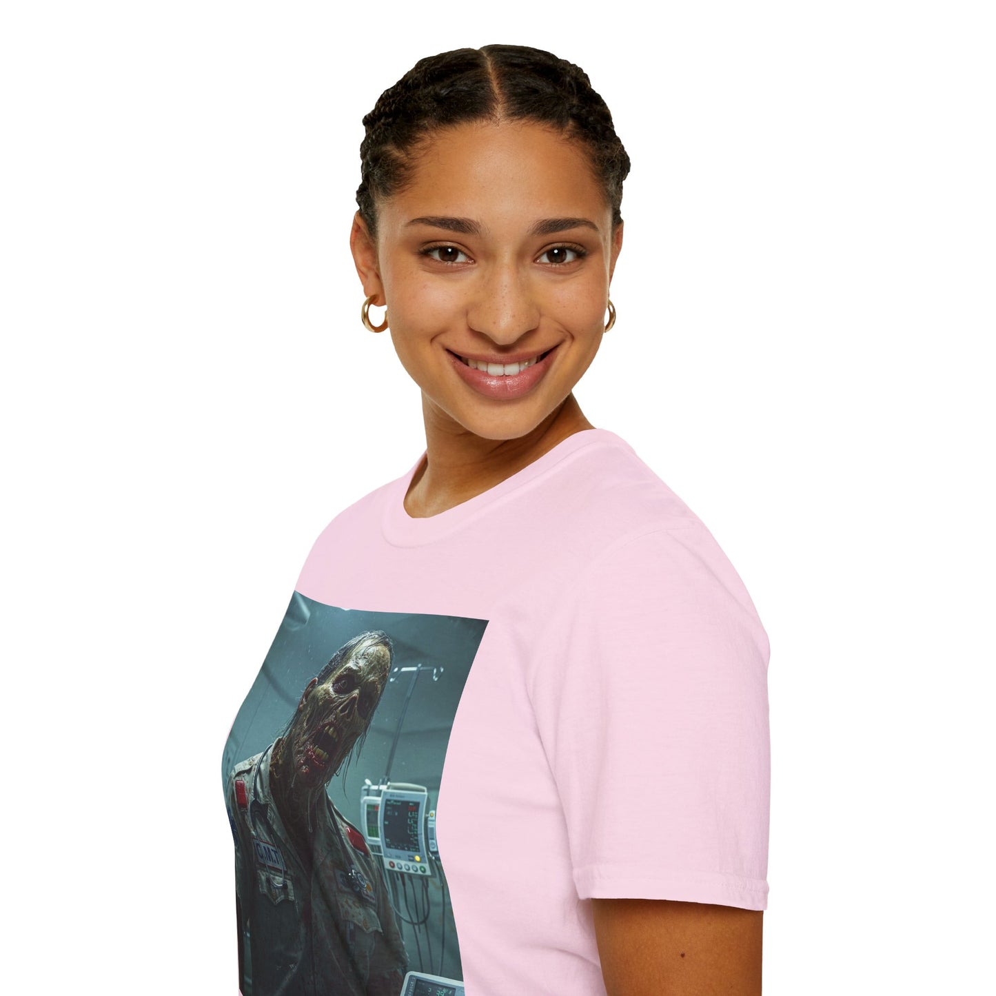 Unisex Horror Graphic T-Shirt - Creepy Zombie Design