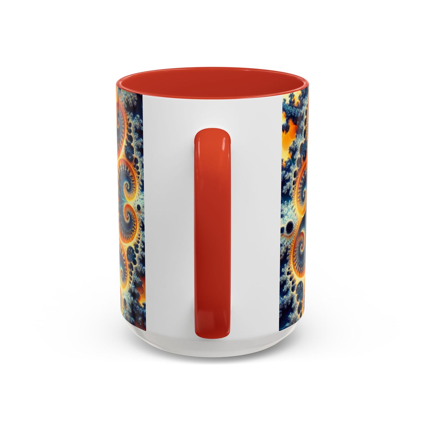 Vibrant Abstract Accent Coffee Mug - Unique 11 & 15oz Design for Art Lovers