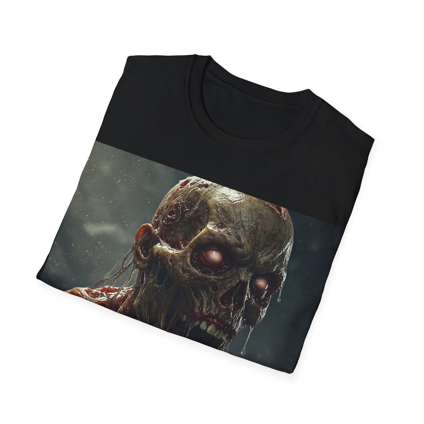 UK - Zombie Graphic Unisex T-Shirt - Perfect for Halloween and Horror Fans