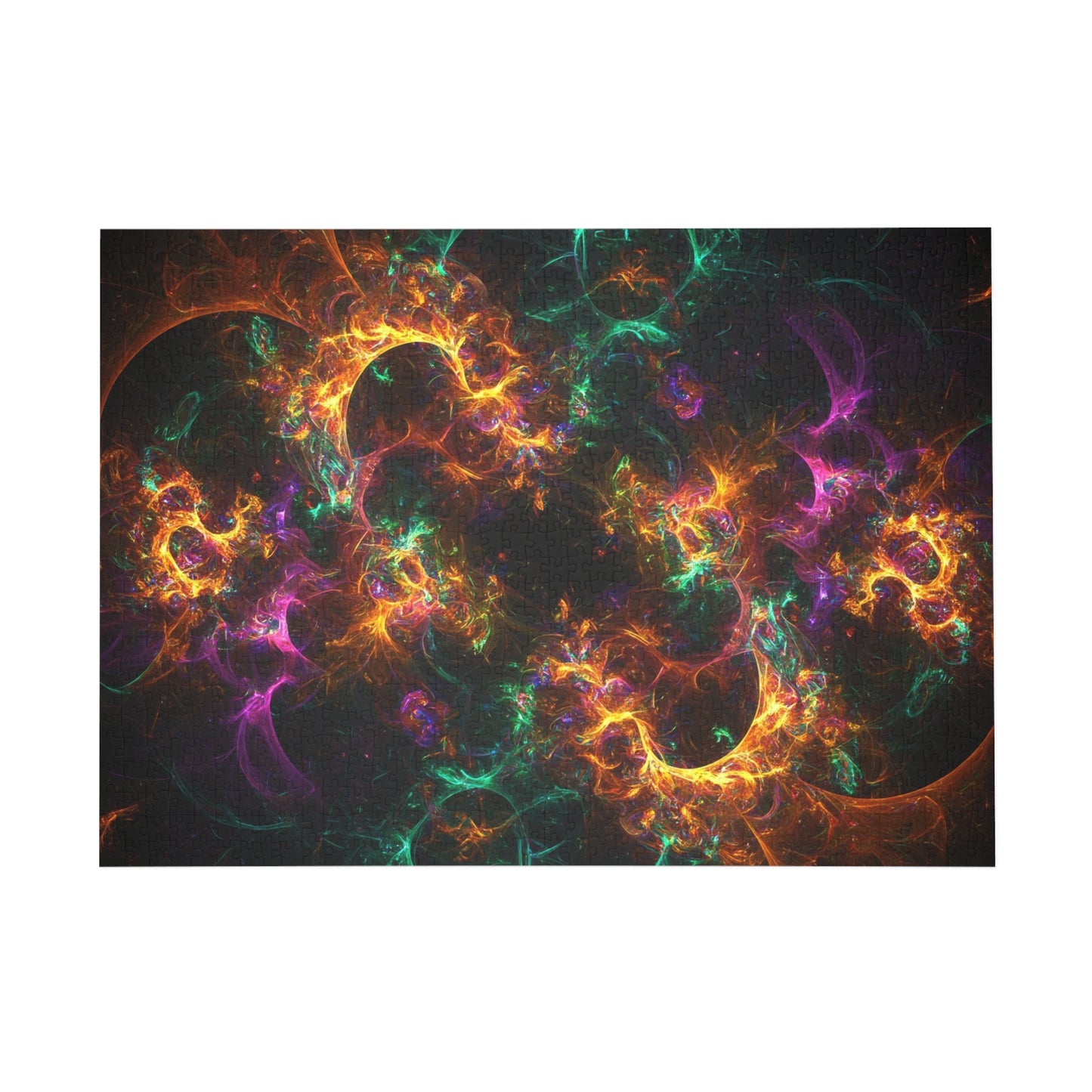 Colorful Cosmic Puzzle - 500-Piece Jigsaw for Family Fun
