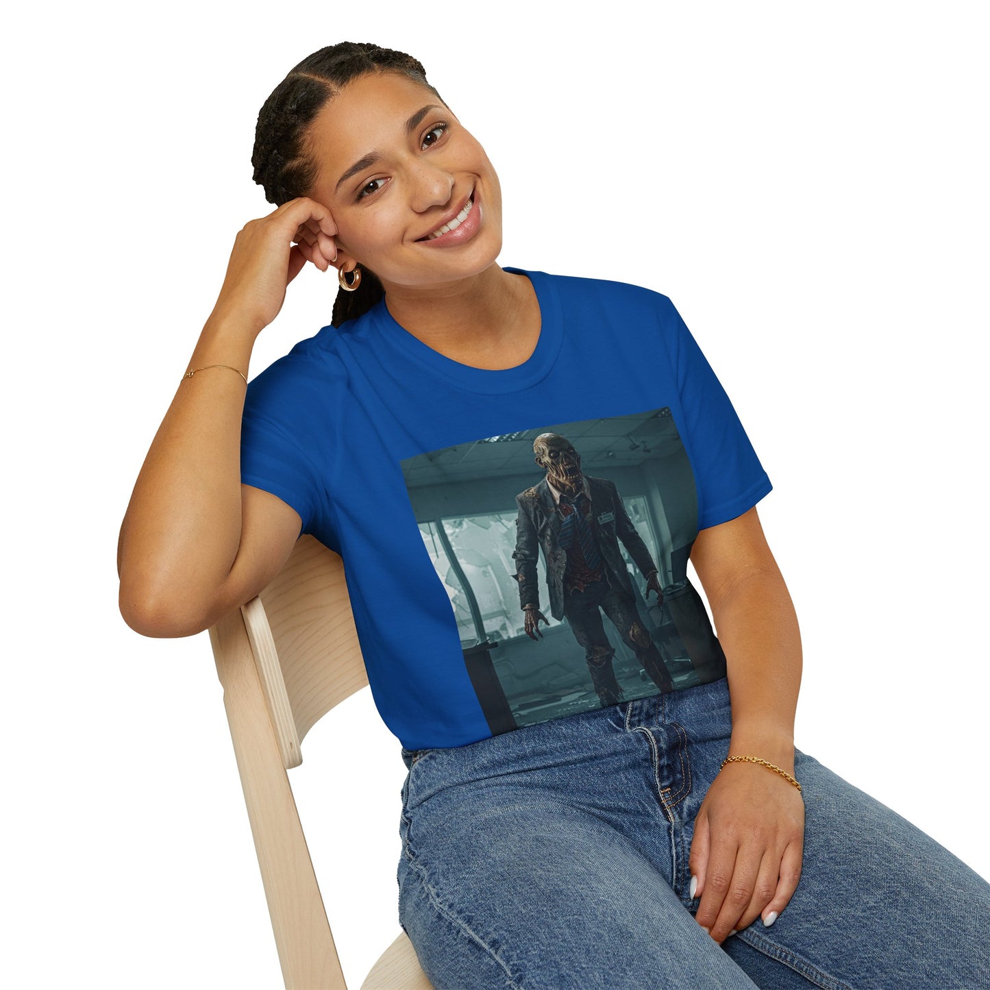 Zombie Apocalypse Unisex Softstyle T-Shirt - Perfect for Horror Fans and Parties