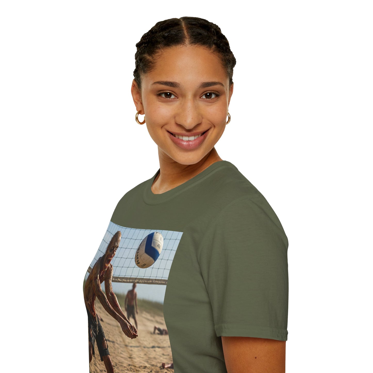 Beach Volleyball Unisex Softstyle T-Shirt - Perfect for Summer Fun and Sports Lovers