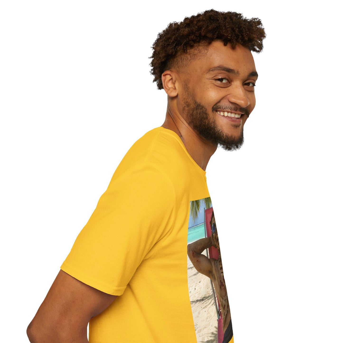 Chill Zombie Unisex Softstyle T-Shirt - Perfect for Beach Days & Halloween