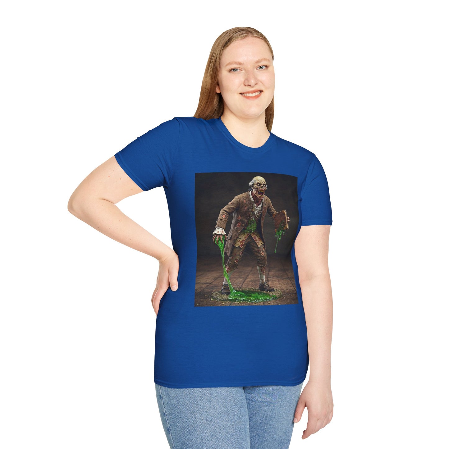 Zombie Science Unisex Softstyle T-Shirt - Spooky Halloween Apparel