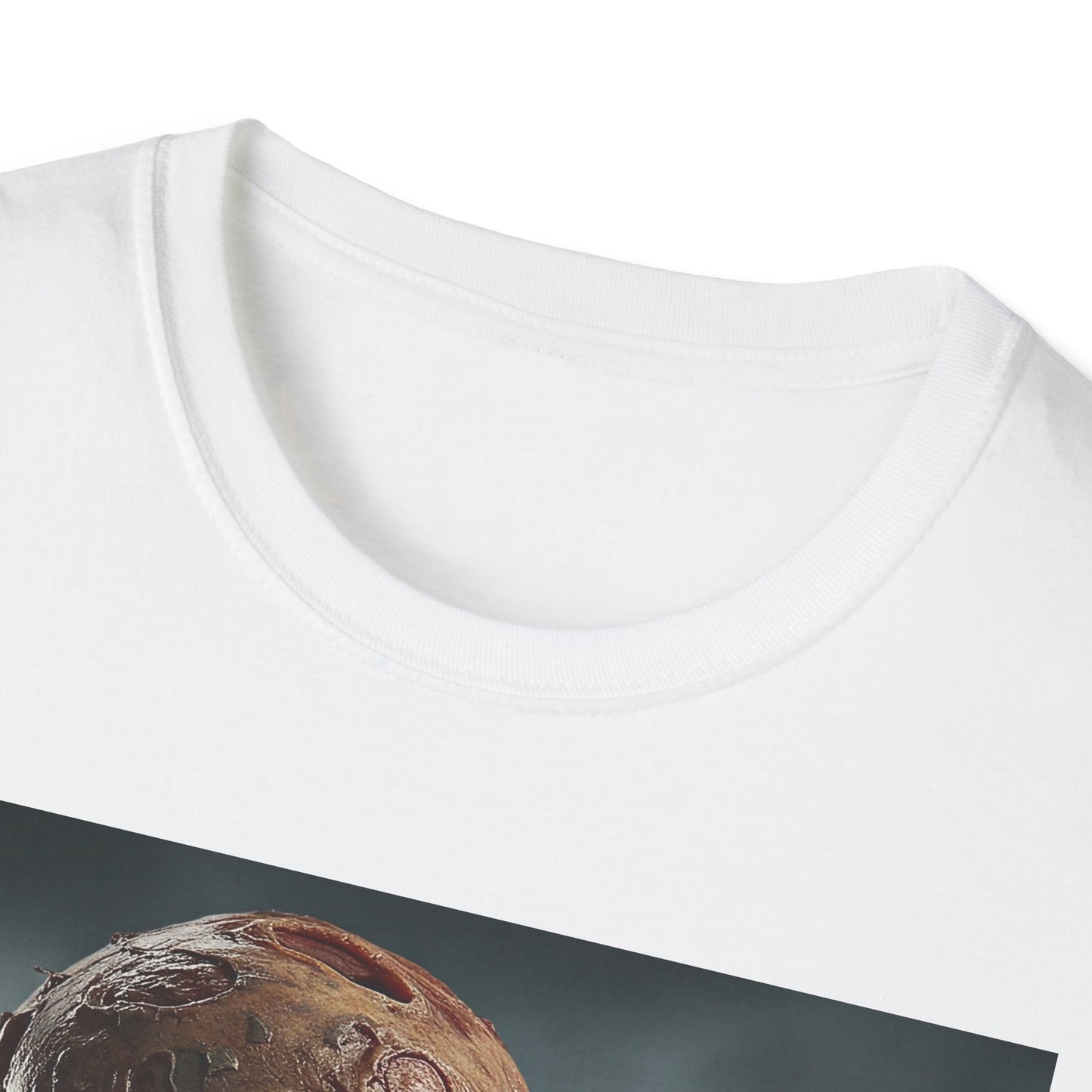 Apocalyptic Portrait Tee, bold, decaying zombie graphic