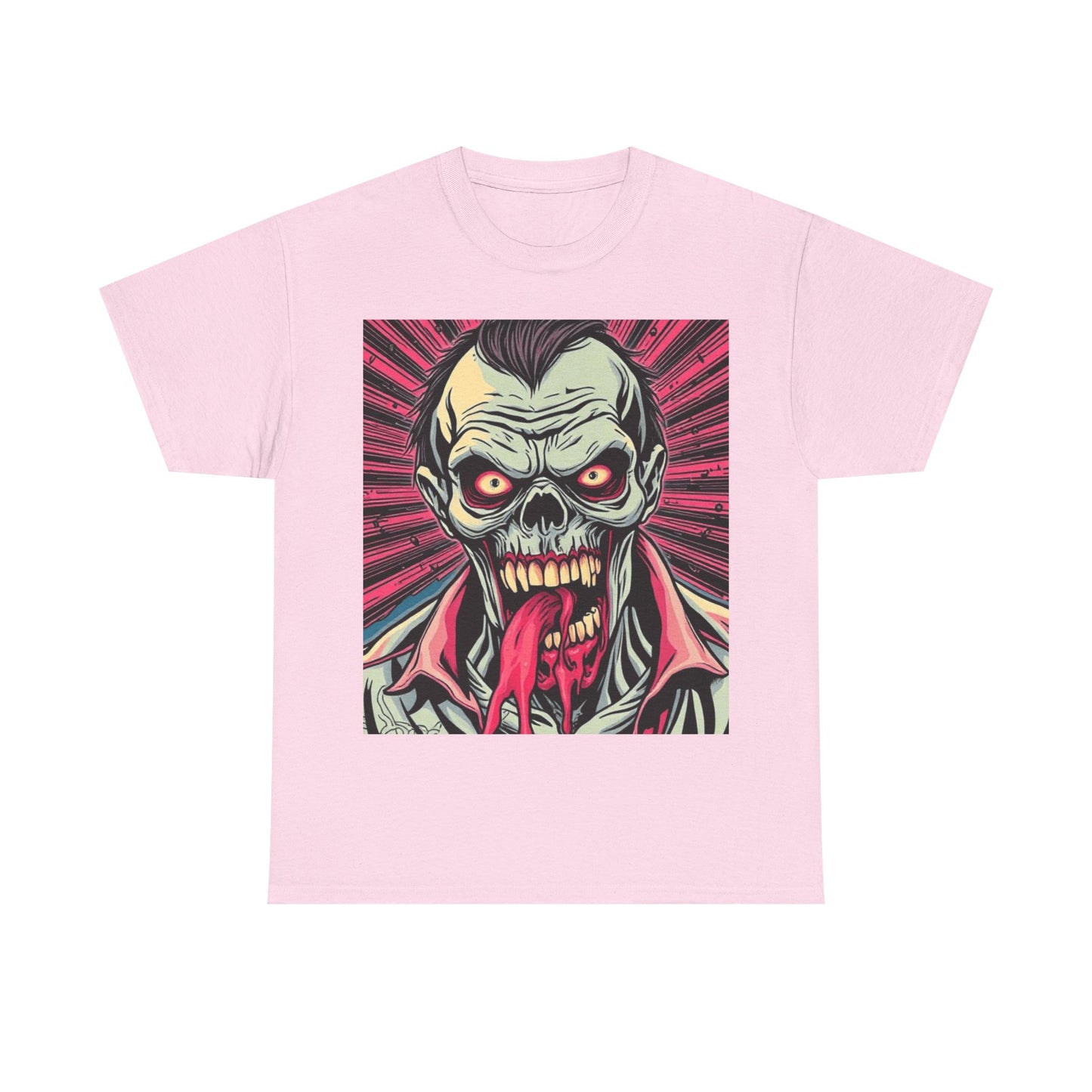 UK - Vintage Horror Graphic Unisex Heavy Cotton Tee