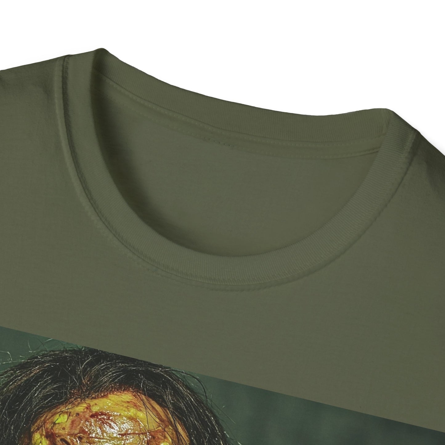 UK - Apocalyptic Portrait Tee, bold, decaying zombie graphic