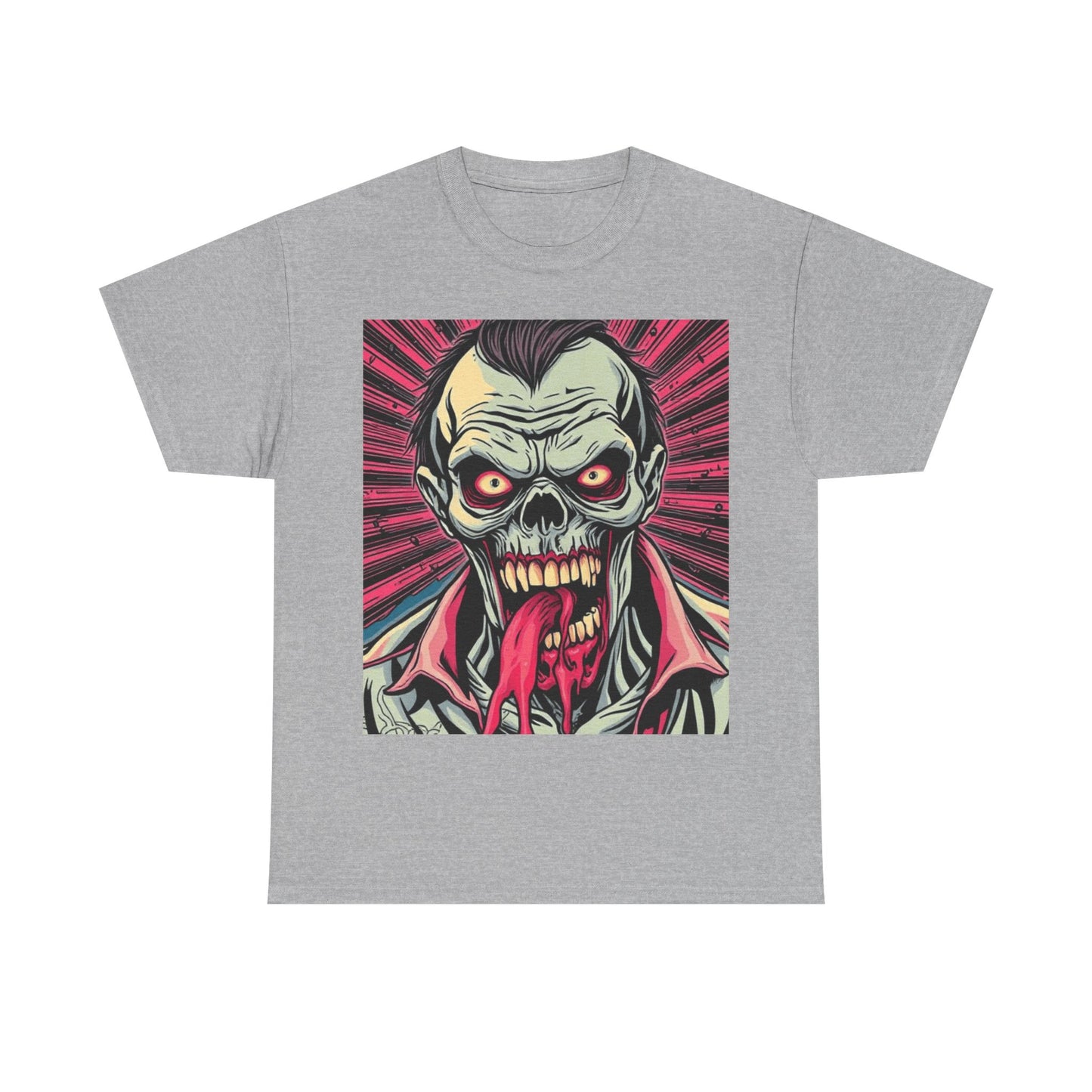 UK - Vintage Horror Graphic Unisex Heavy Cotton Tee