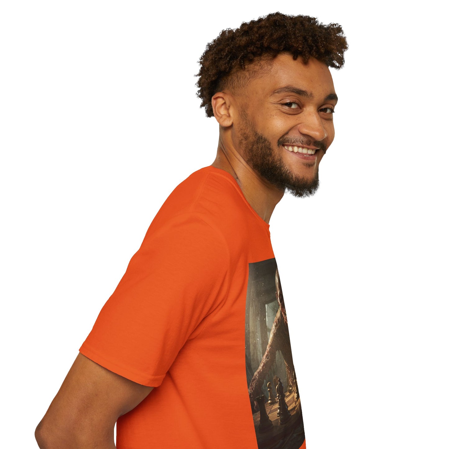 Vintage Chess Monster Unisex Softstyle T-Shirt - Perfect for Game Nights and Fantasy Fans