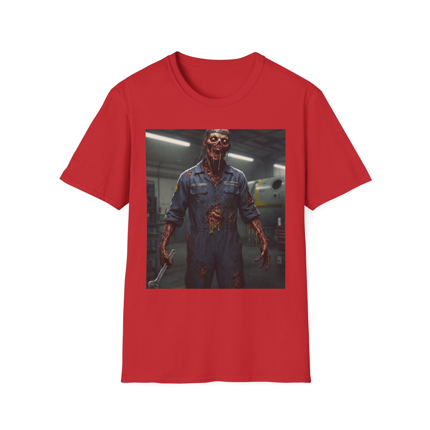 Unisex Softstyle Horror Graphic T-Shirt - Perfect for Halloween and Horror Fans