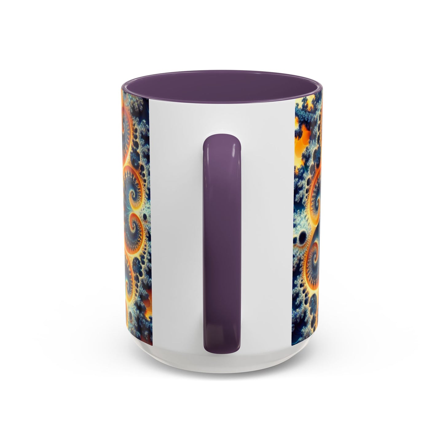 Vibrant Abstract Accent Coffee Mug - Unique 11 & 15oz Design for Art Lovers