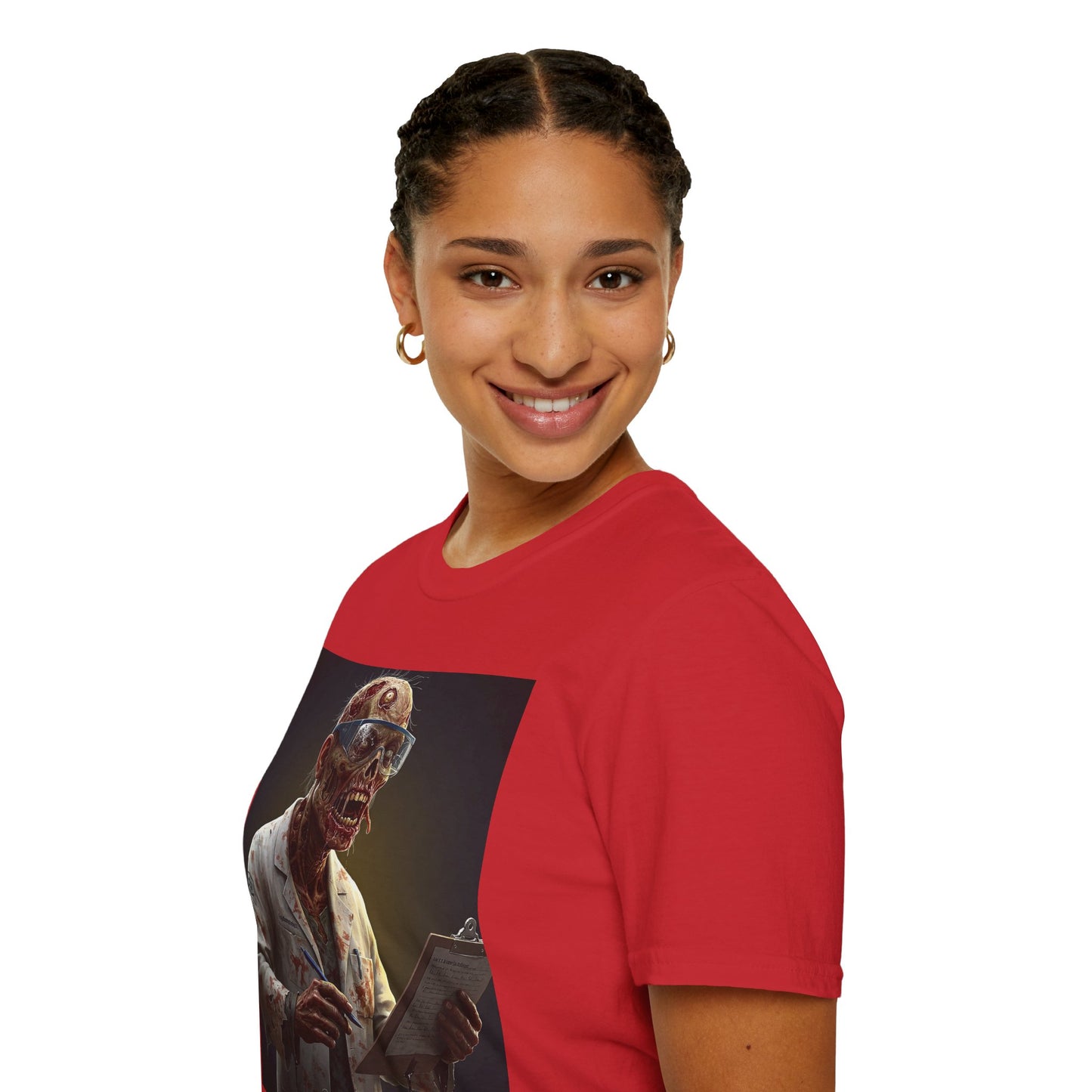 Zombie Doctor Graphic T-Shirt for Horror Fans