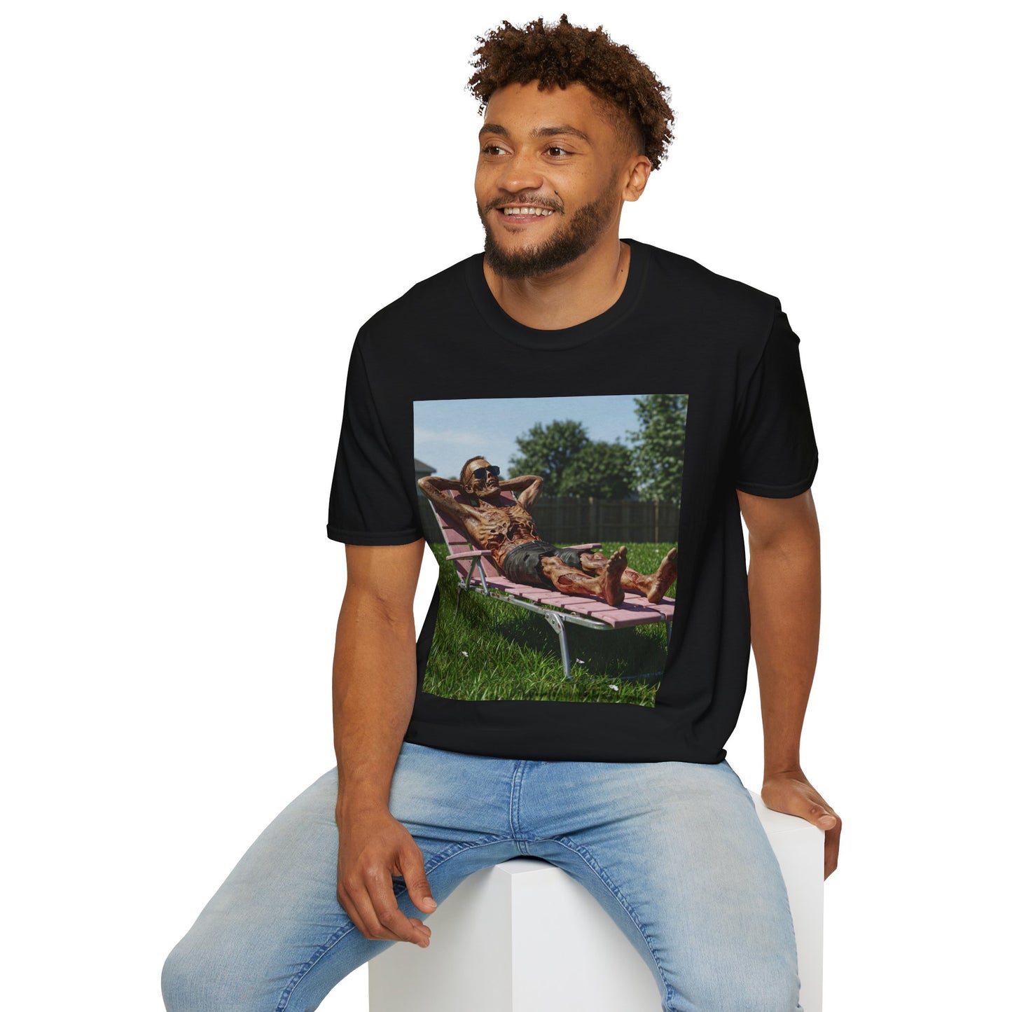 Chill Vibes Unisex Softstyle T-Shirt - Relaxed Summer Graphic Tee