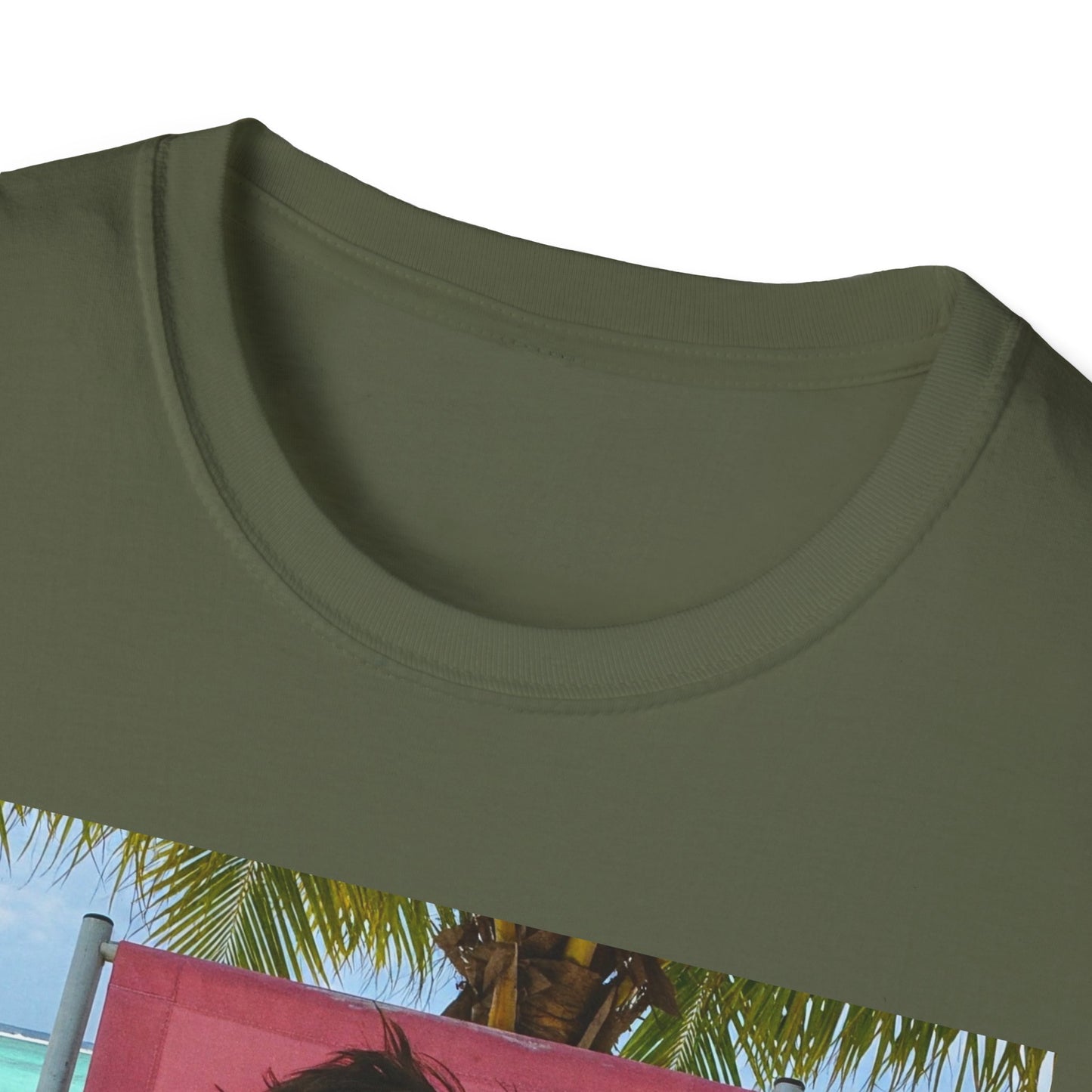 Chill Zombie Unisex Softstyle T-Shirt - Perfect for Beach Days & Halloween