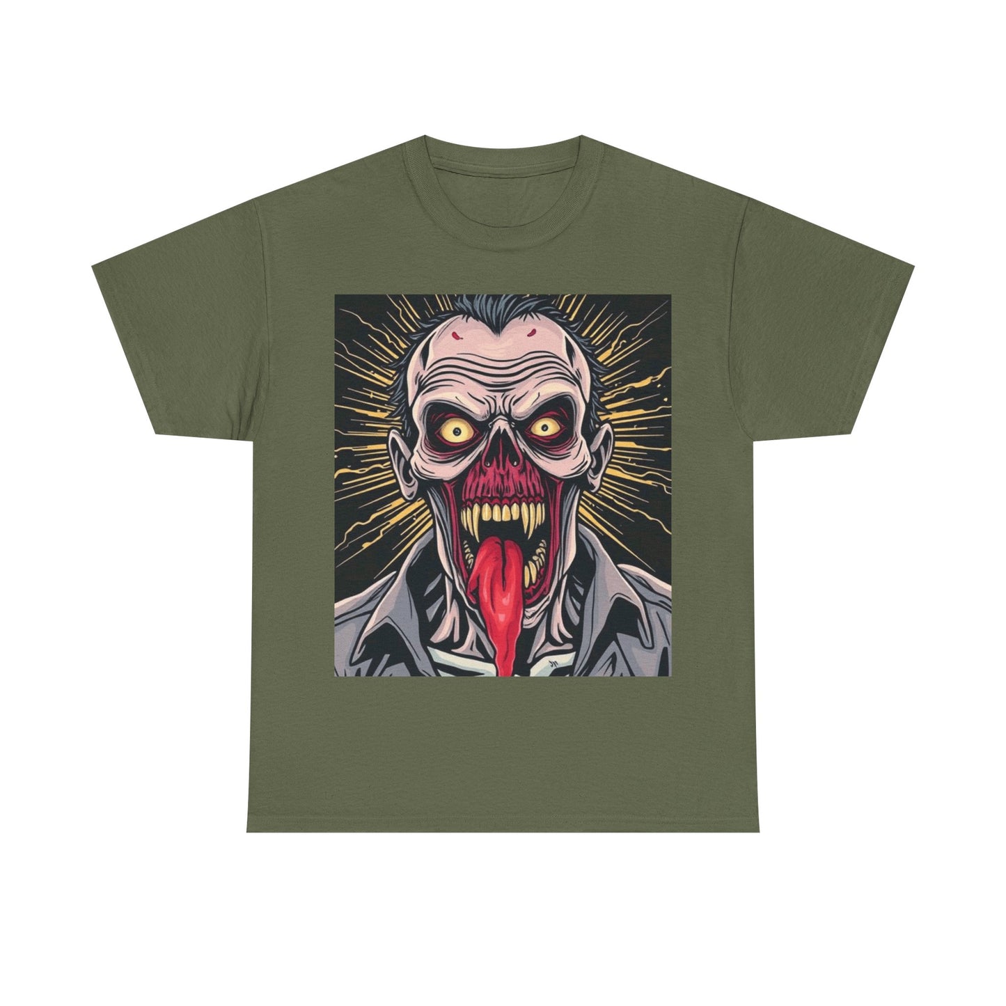 UK - Vintage Horror Graphic Unisex Heavy Cotton Tee
