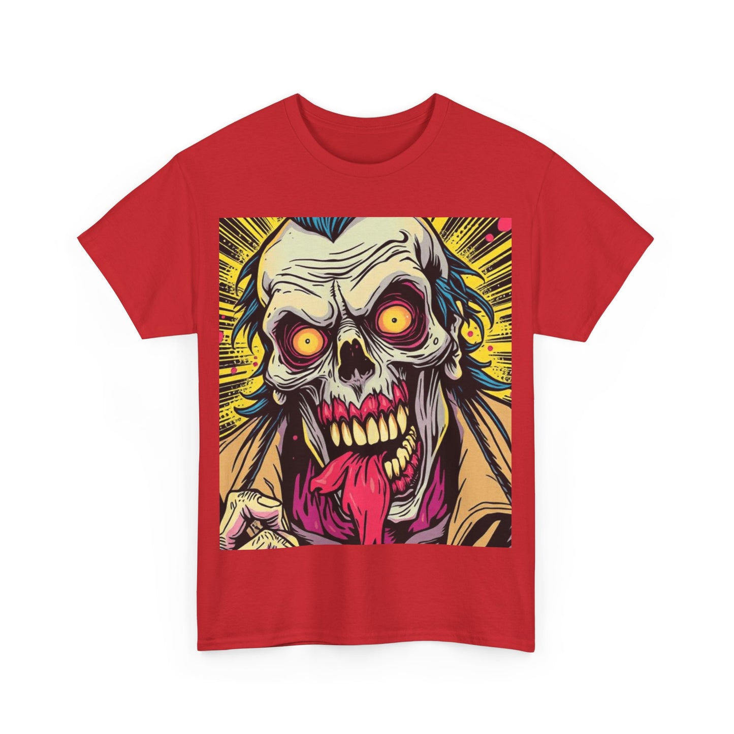 UK - Zombie Graphic Unisex Heavy Cotton Tee