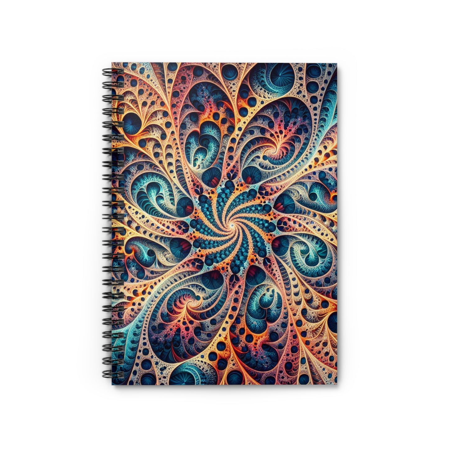 Colorful Spiral Design Ruled Notebook - Perfect for Creative Minds