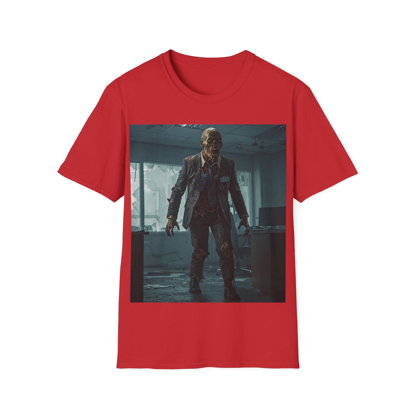 UK - Zombie Apocalypse Unisex Softstyle T-Shirt - Perfect for Horror Fans and Parties