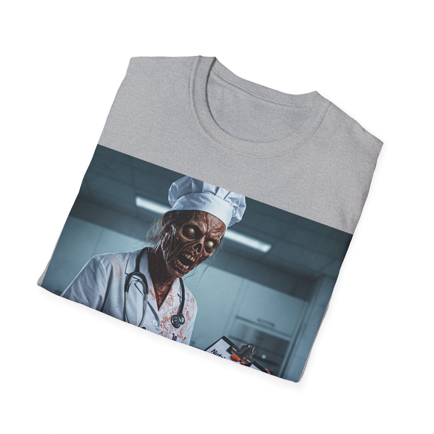 UK - Funny Zombie Doctor T-Shirt - Unisex Softstyle, Halloween Gift